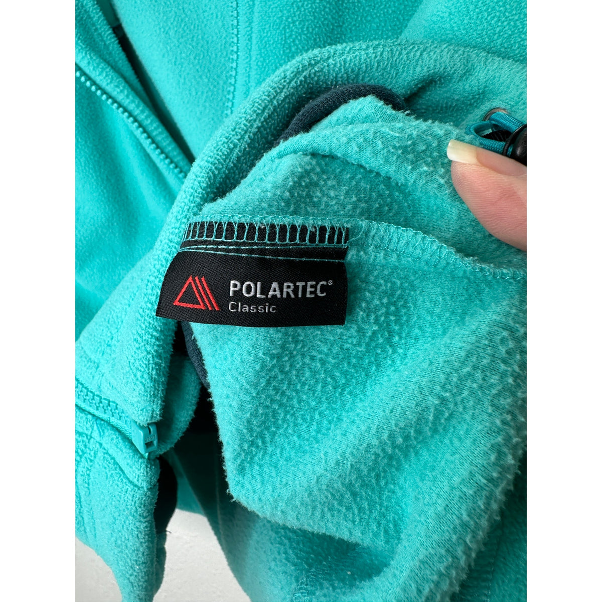 The North Face Aqua Front Zip Mock Neck Fleece Jacket