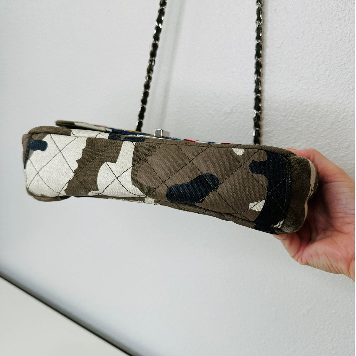 READYMADE Japan Green Multi Army Patch Shoulder Bag Braided Strap