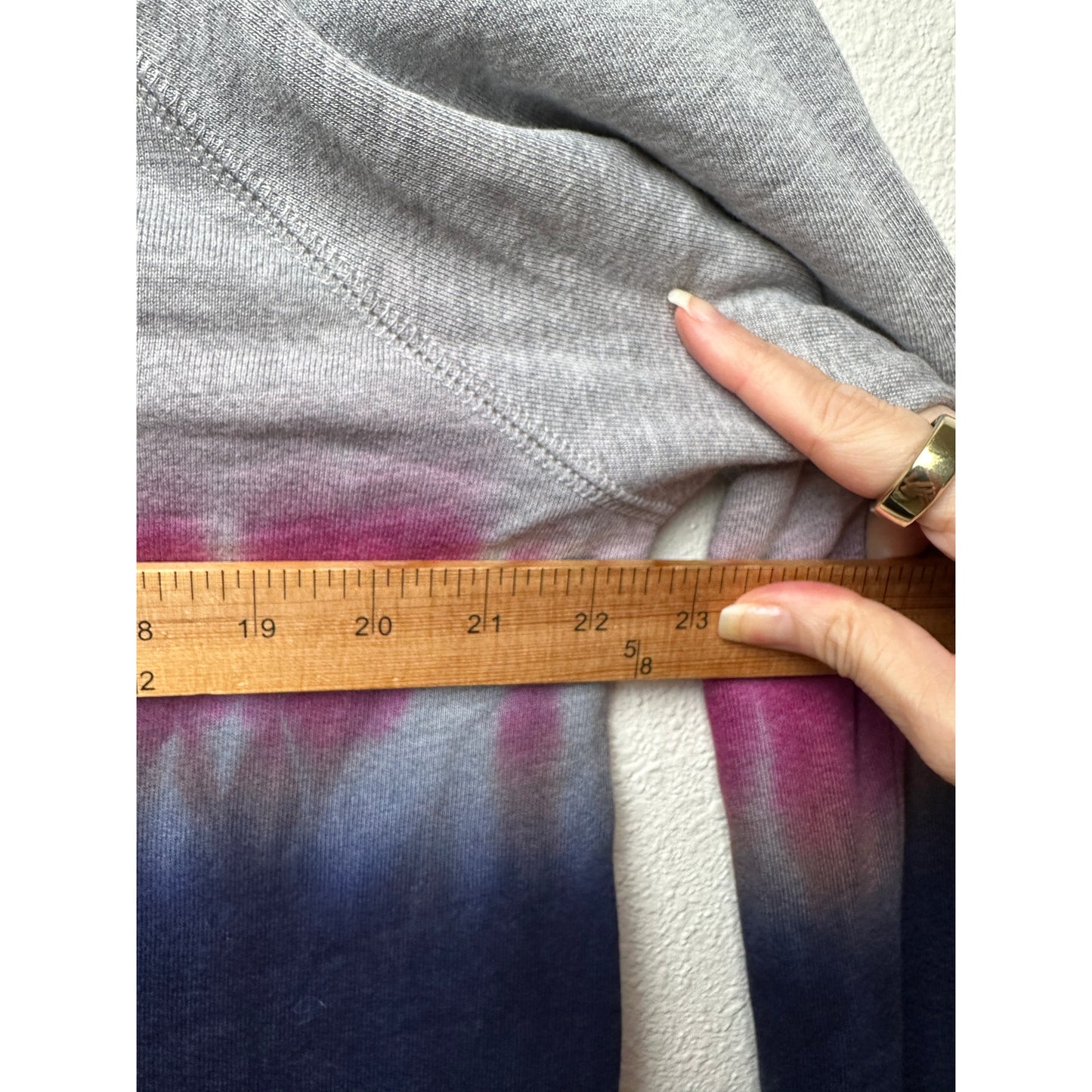 Sundry Sweater Gray Tie Dye Women US 4 Pullover