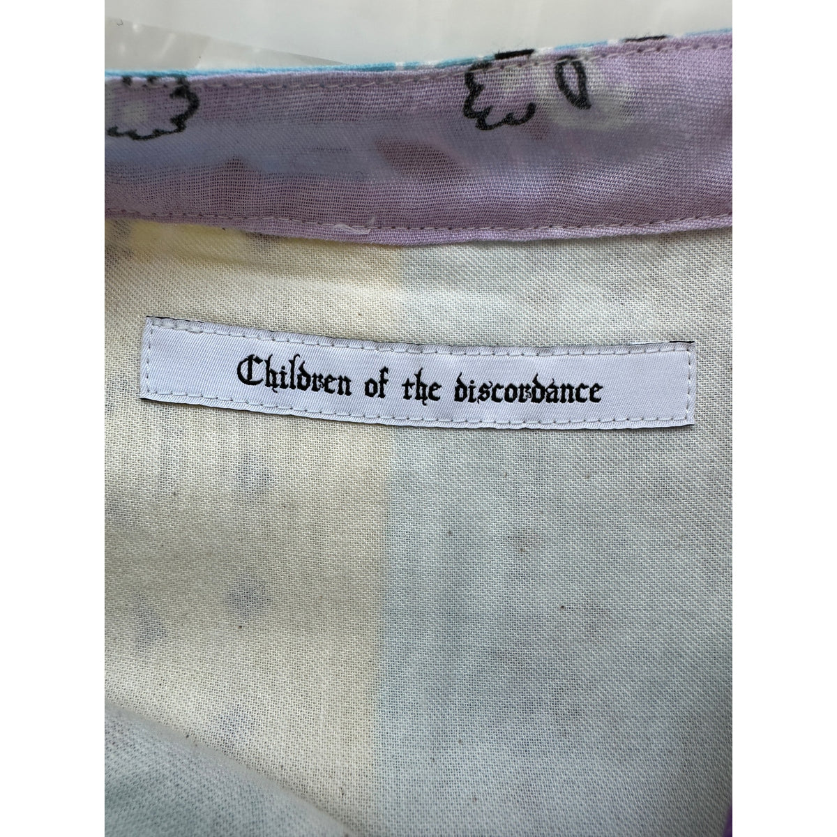 Children of the Discordance Multicolor Bandana Patch Long Sleeve Shirt 3