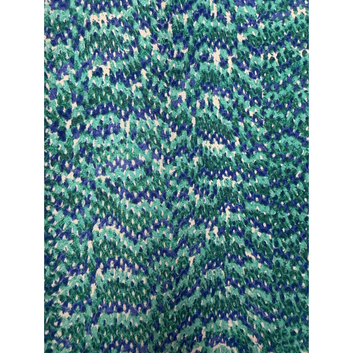 Equipment Blue Green Silk Print Shirt Women S