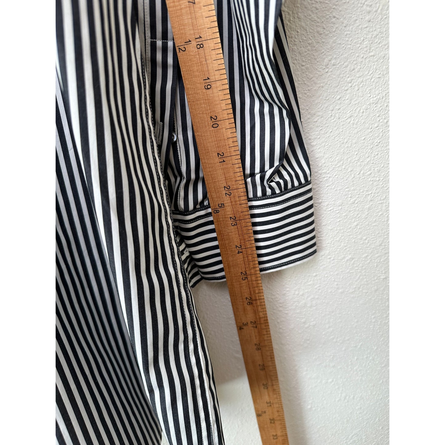 Maison Margiela Line 10 Oversized Striped Shirt Black/White Men’s US S (EU 38)