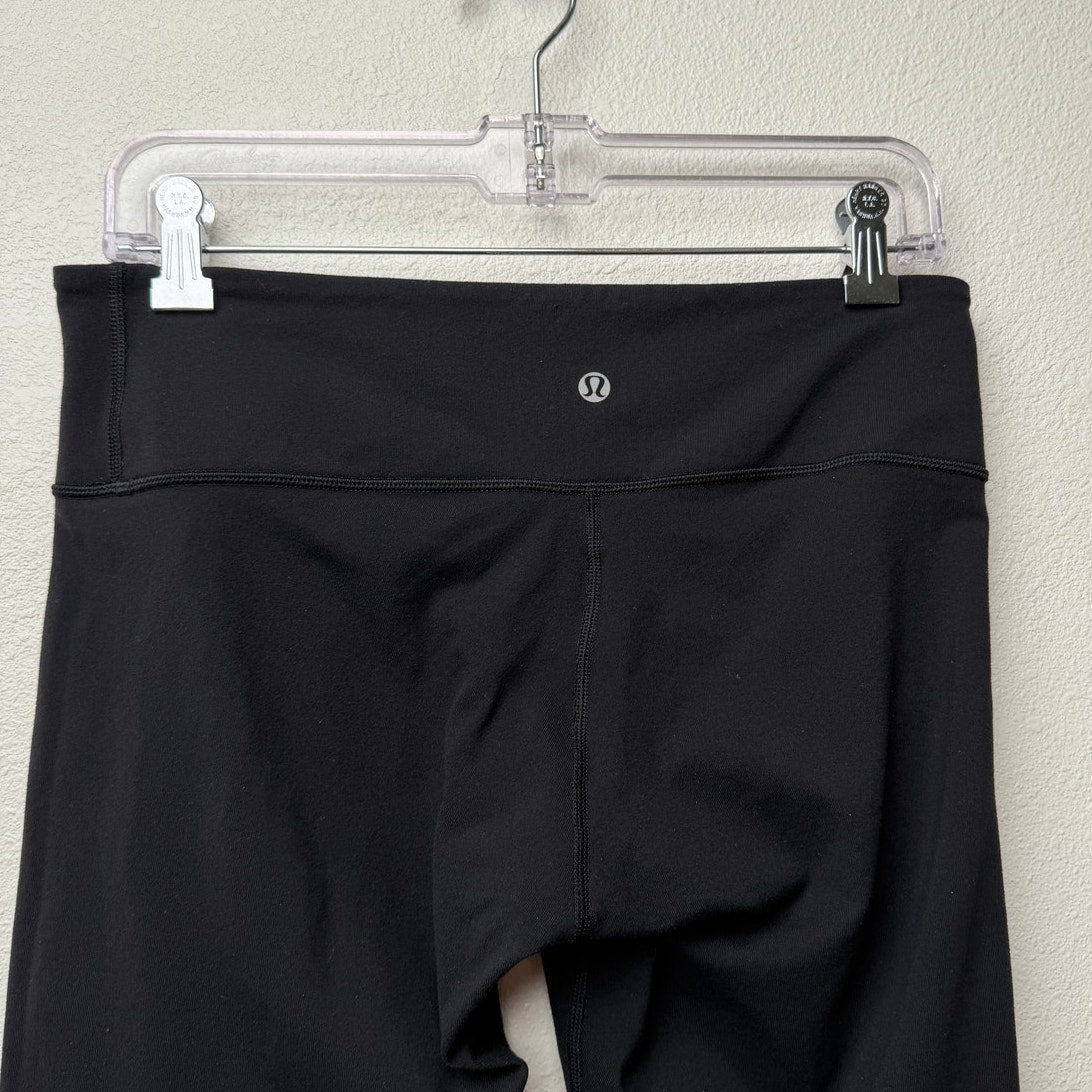 Lululemon Black Crop Yoga Leggings Women’s US 6