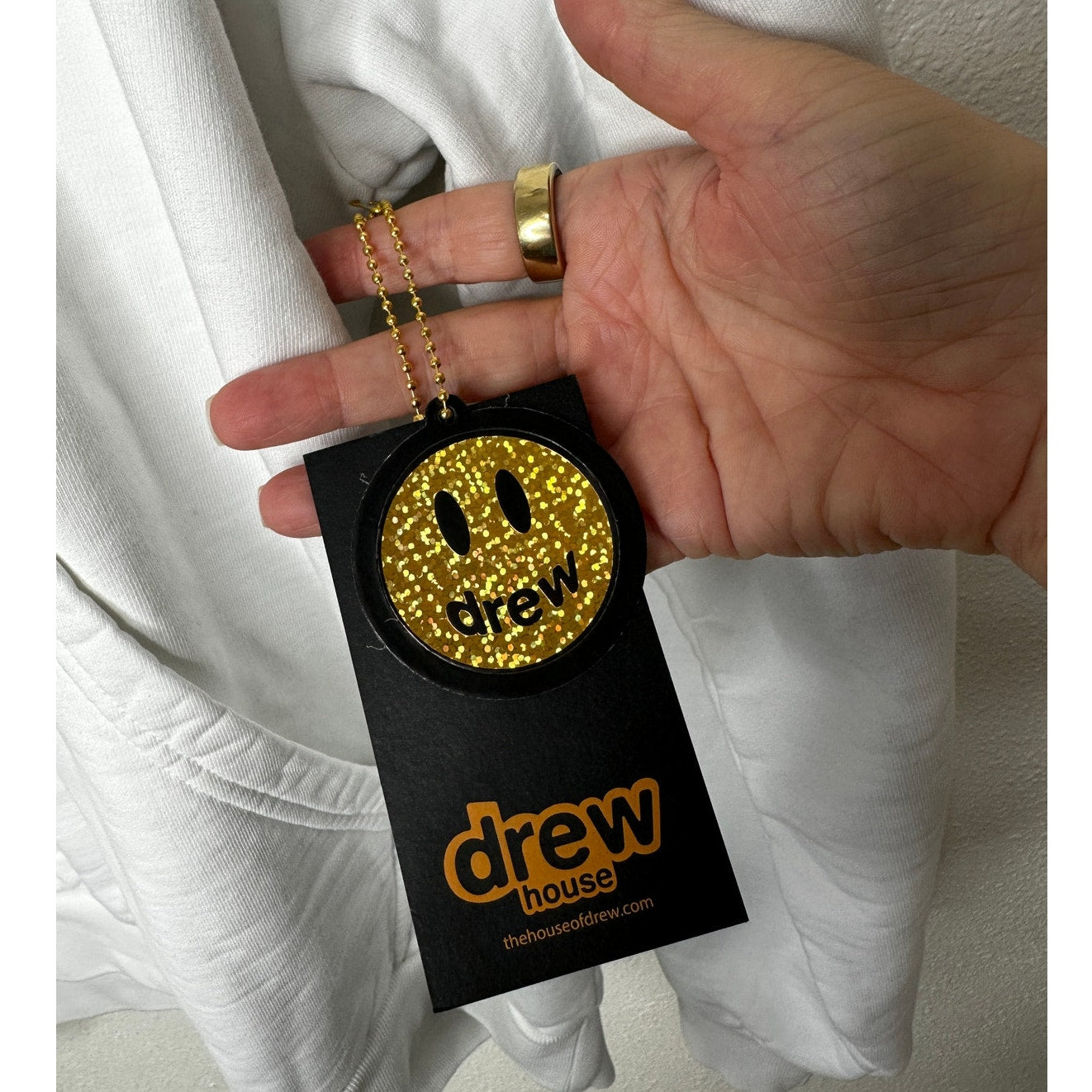 NWT Drew House Mascot Oversized Hoodie White Unisex/Men’s L