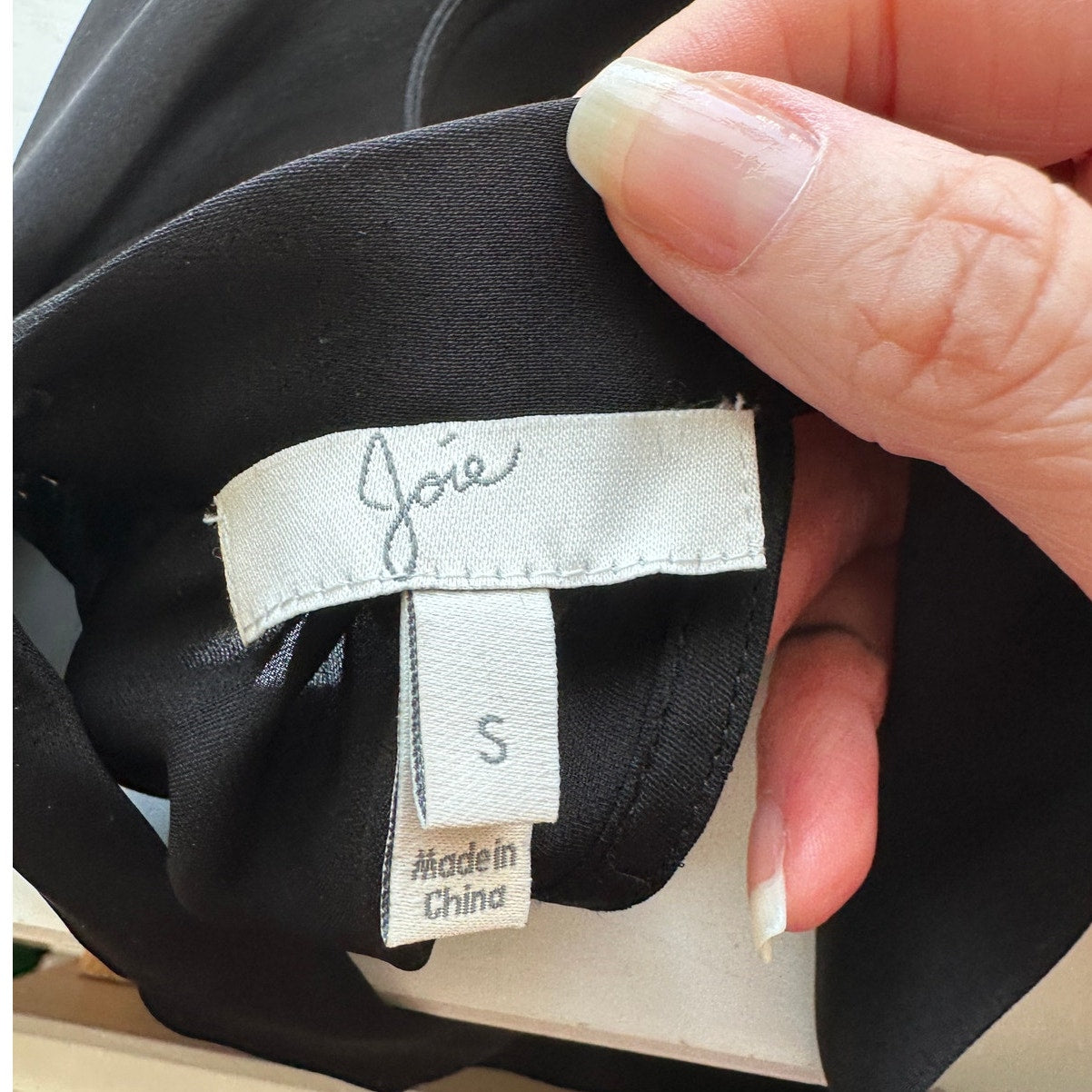 Joie Black Sheer Twist Open Racerback Keyhole High Neck Tank Top S