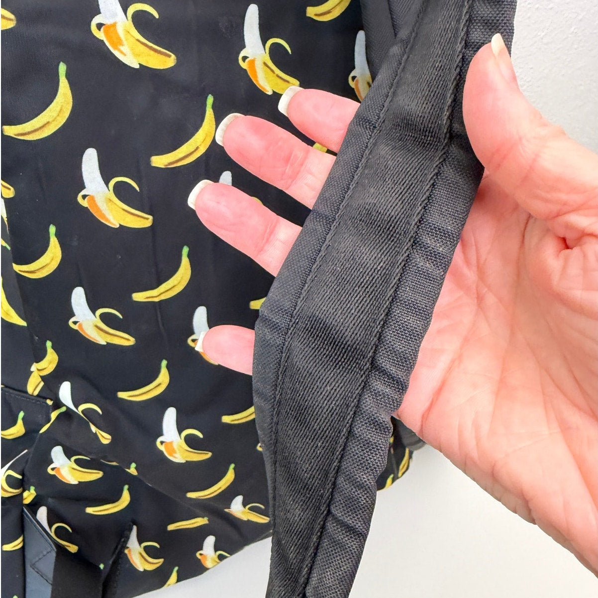 Giuseppe Zanotti Banana Print Nylon Backpack - Authentic Designer Luxury Bag