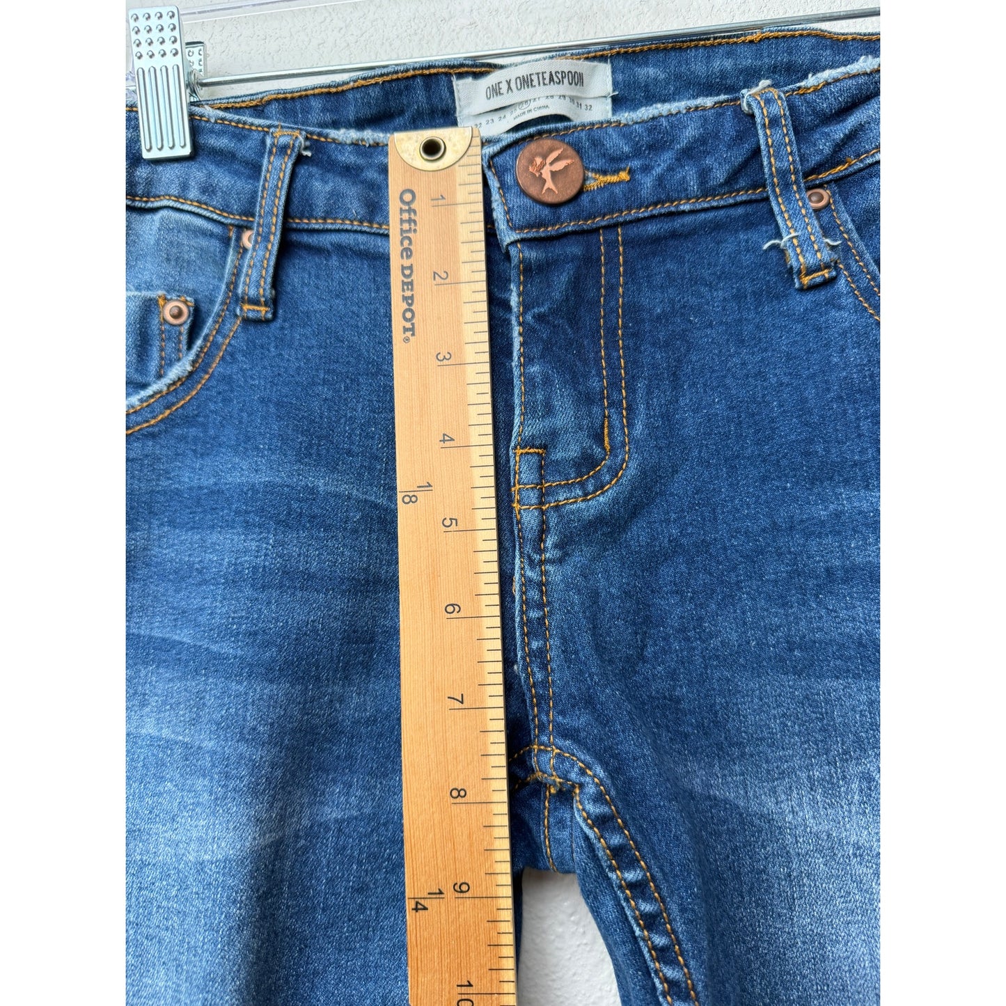 One Teaspoon Freebirds II Blue Skinny Jeans Women's 26