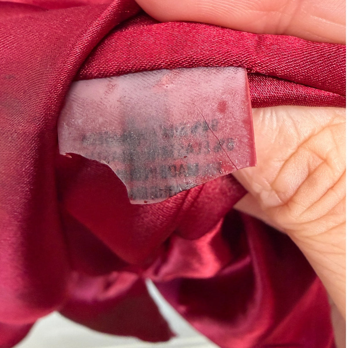 Elie Tahari Burgundy Ruffle Shoulder Sleeveless Sheath Dress Women's US 0