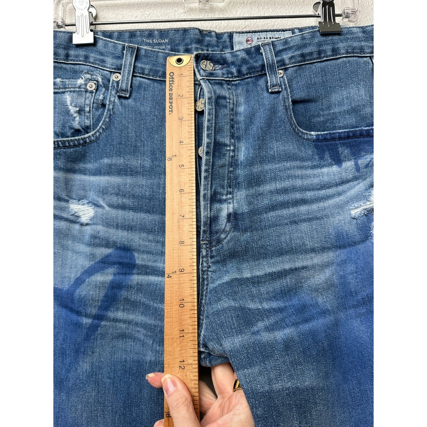 AG The Sloan Jeans Medium Wash Women US 29 Straight Leg