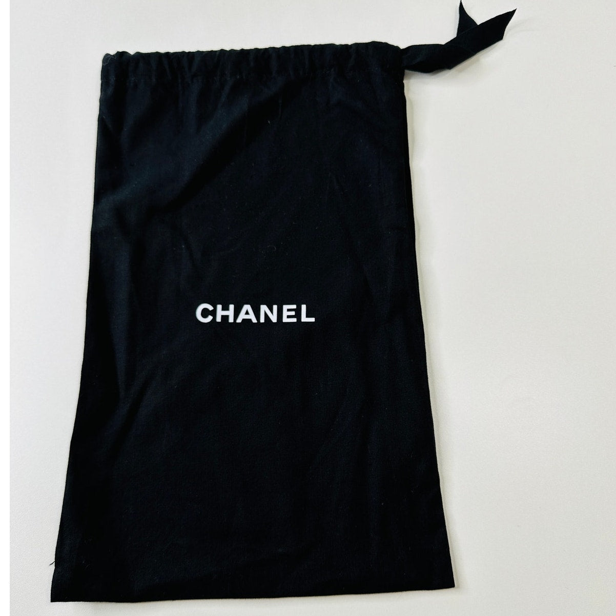 Chanel Black Dust Cover Cloth Gift Bag 8 x 13"