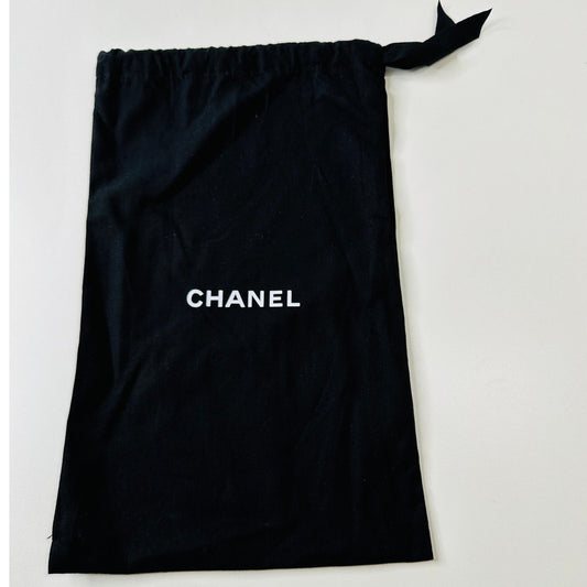 Chanel Black Dust Cover Cloth Gift Bag 8 x 13"
