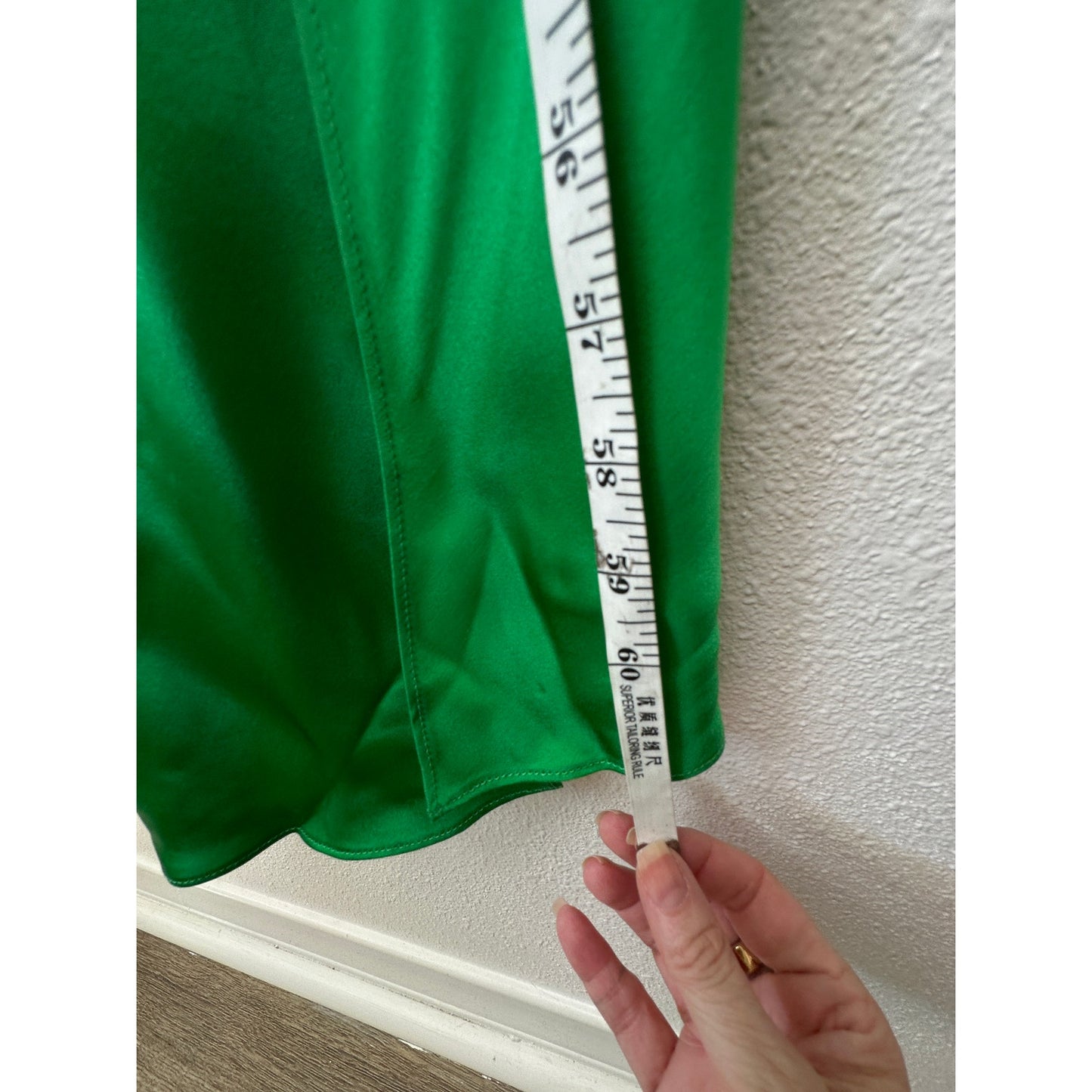 NWT Nicholas Lucinda Green Silk Halter Slip Maxi Dress Women’s US 6