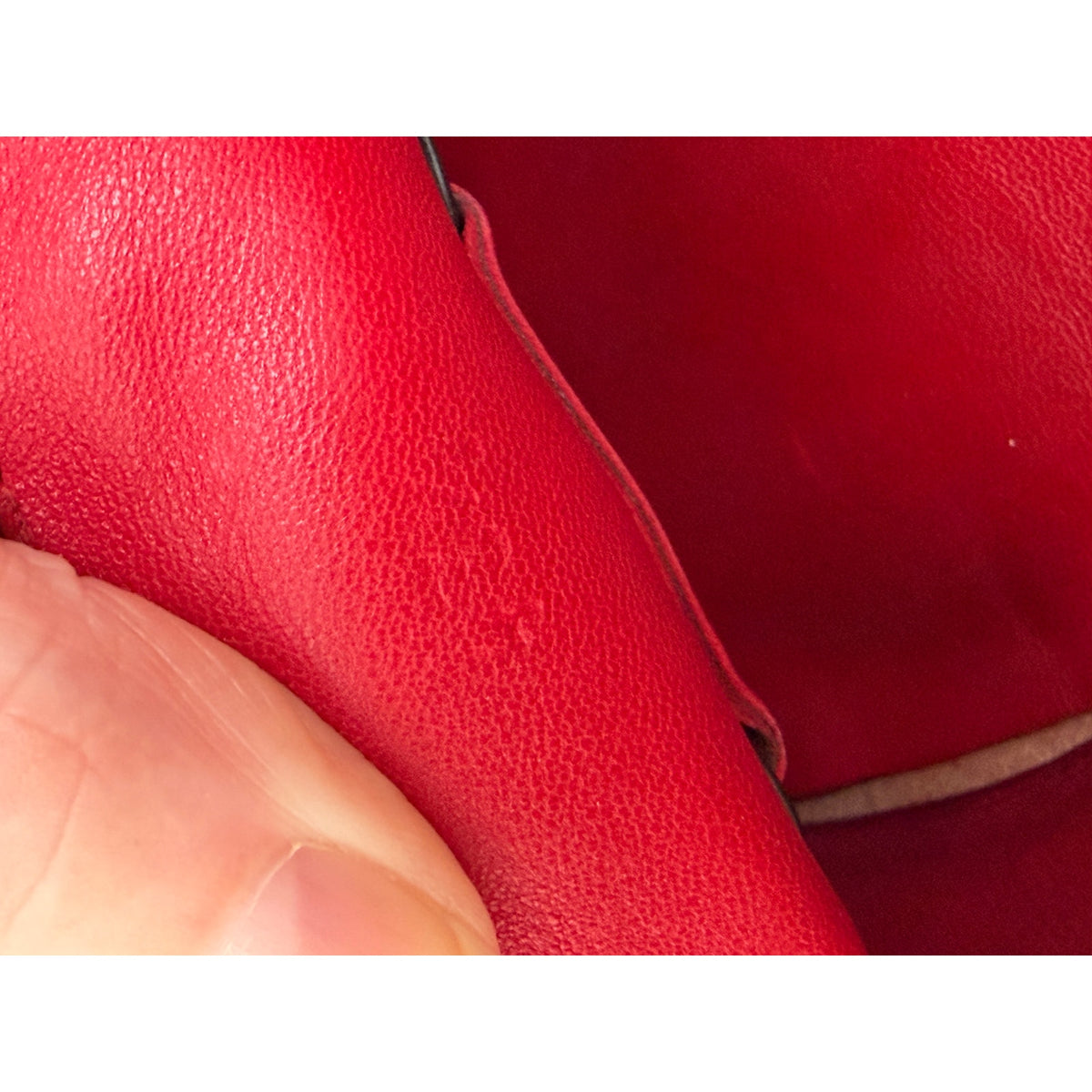 Hermès Red Canvas Boat Shoes Men's EU 43.5
