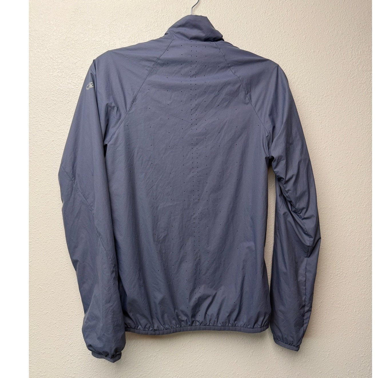 Icebreaker GT Cool-Lite Gray Merino Windbreaker Jacket Women XS