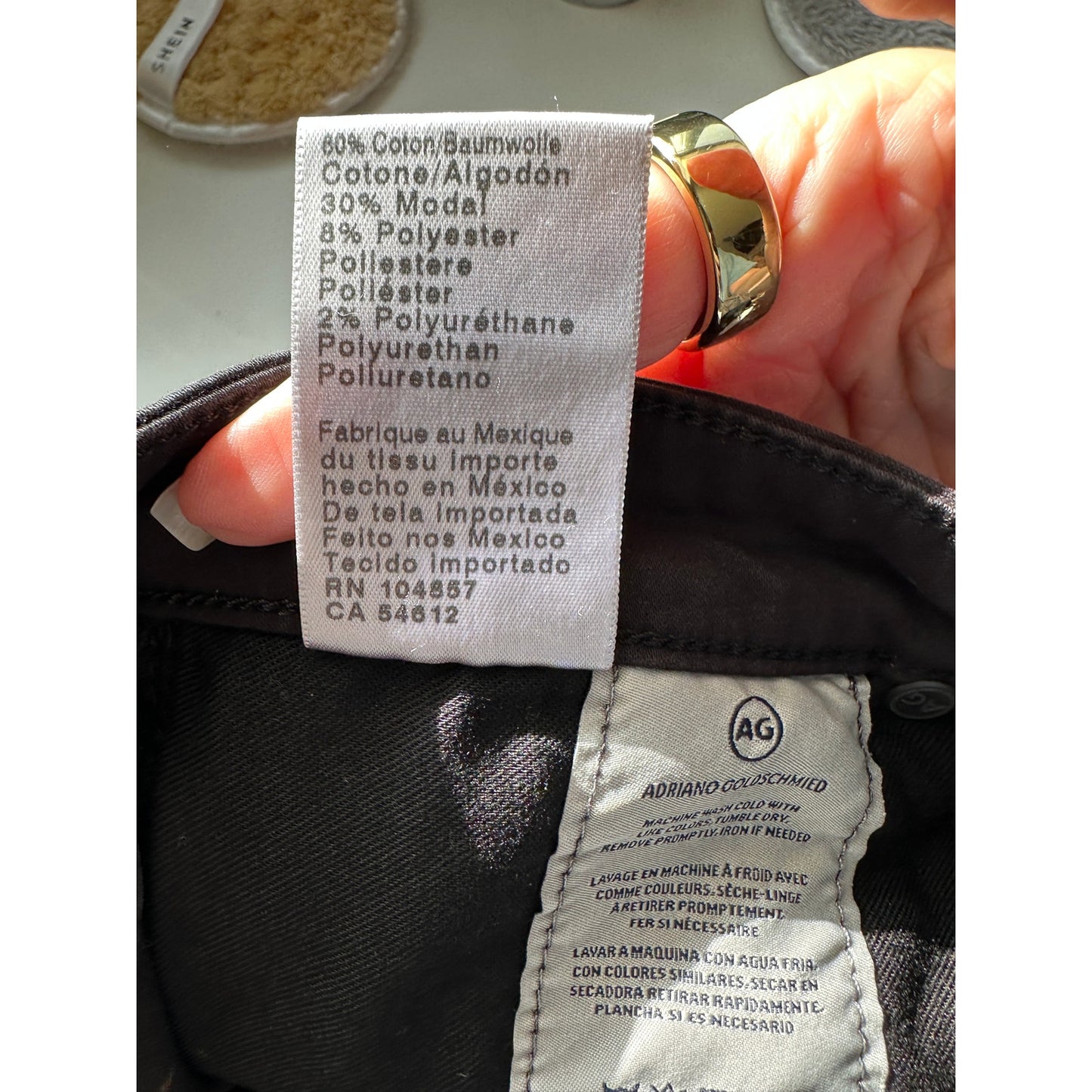 AG Adriano Goldschmied The Prima Black Cigarette Jeans Women 29