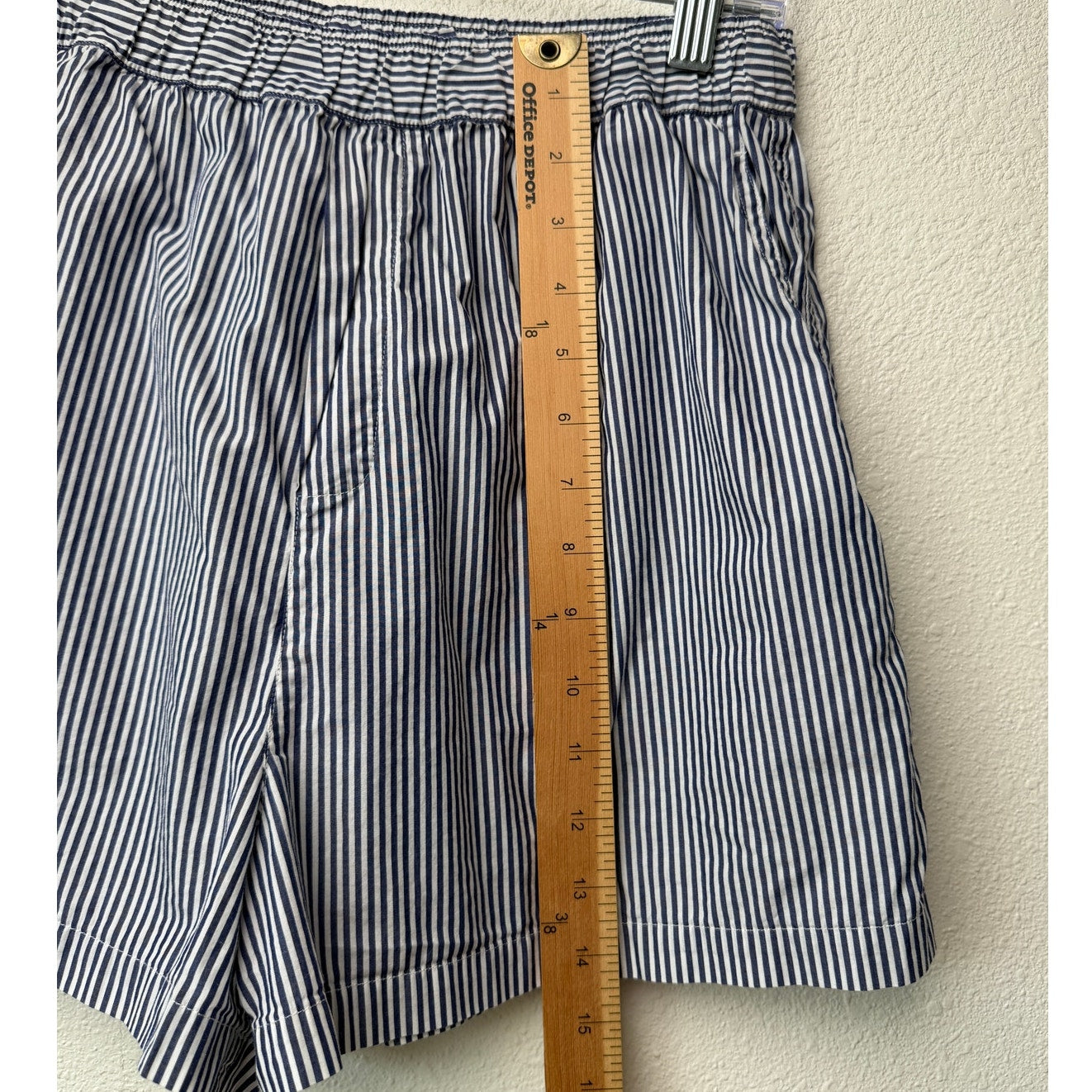 Polo by Ralph Lauren Striped Crop Pajama Set Shirt Shorts Size M