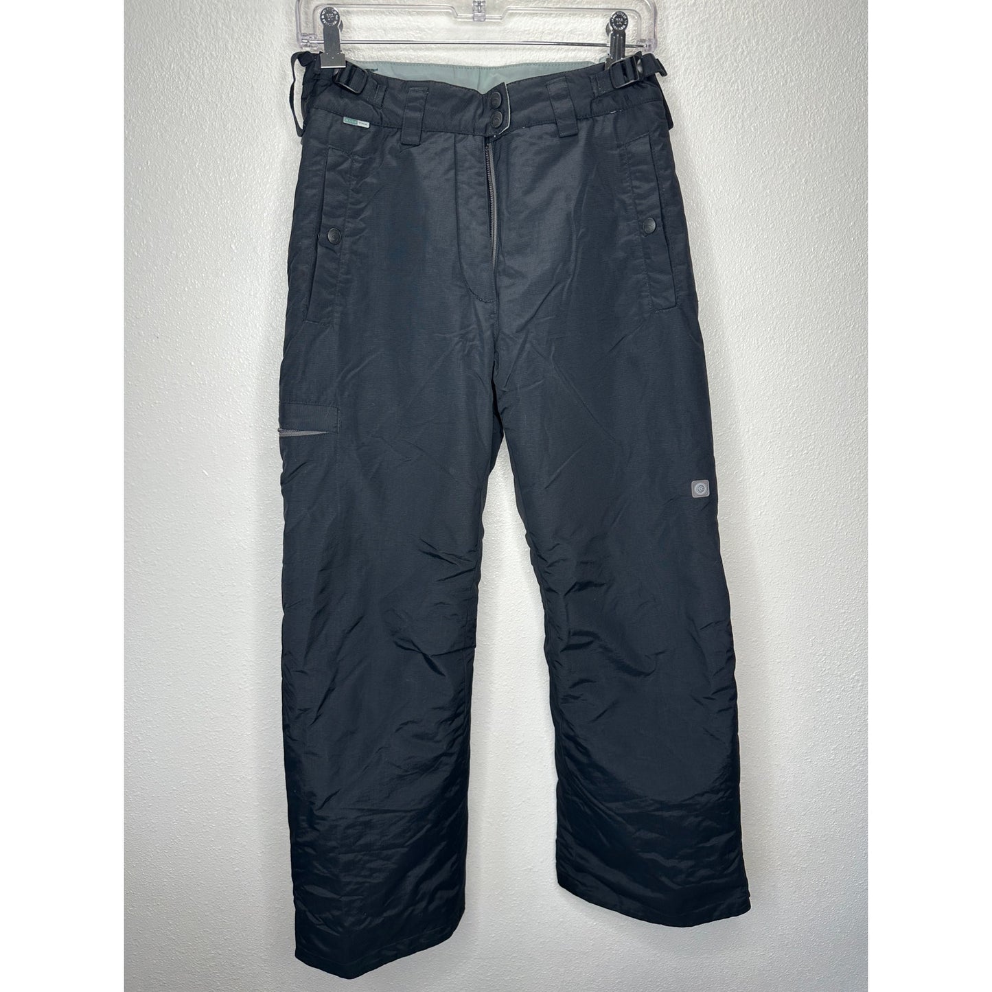 Columbia Black Women's Convert Snow Pants XS Insulated Waterproof Ski Winter