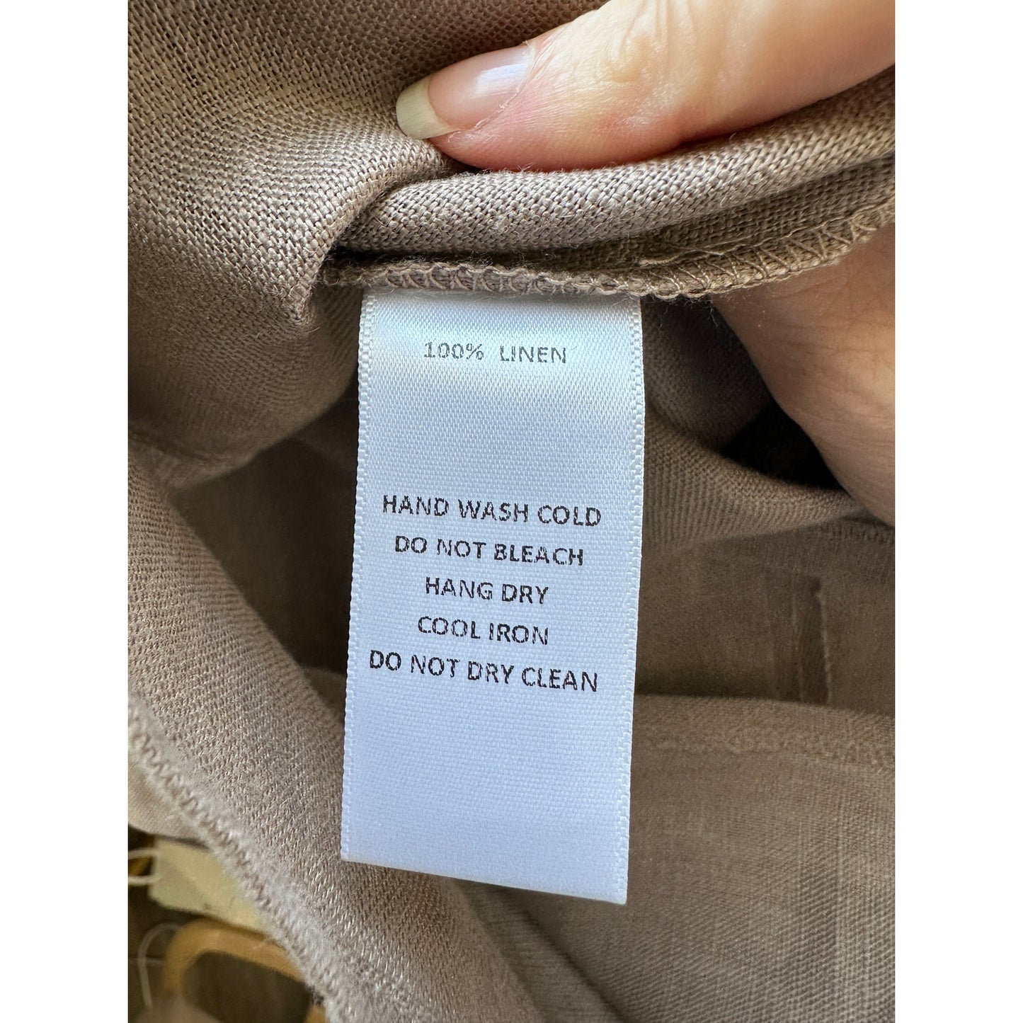 All Row Taupe Strapless Raw Pleat Front Design Back Zip Maxi Dress S