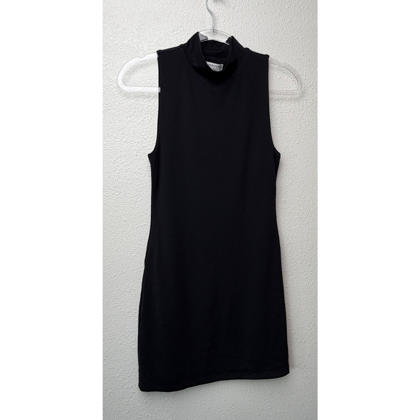 Babaton Aritzia Black Mock Neck Bodycon Dress Womens M