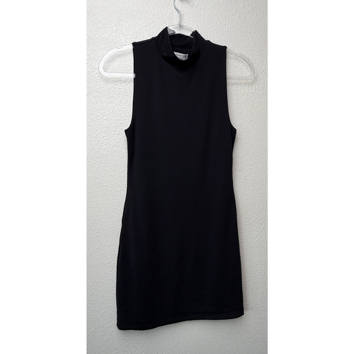 Babaton Aritzia Black Mock Neck Bodycon Dress Womens M