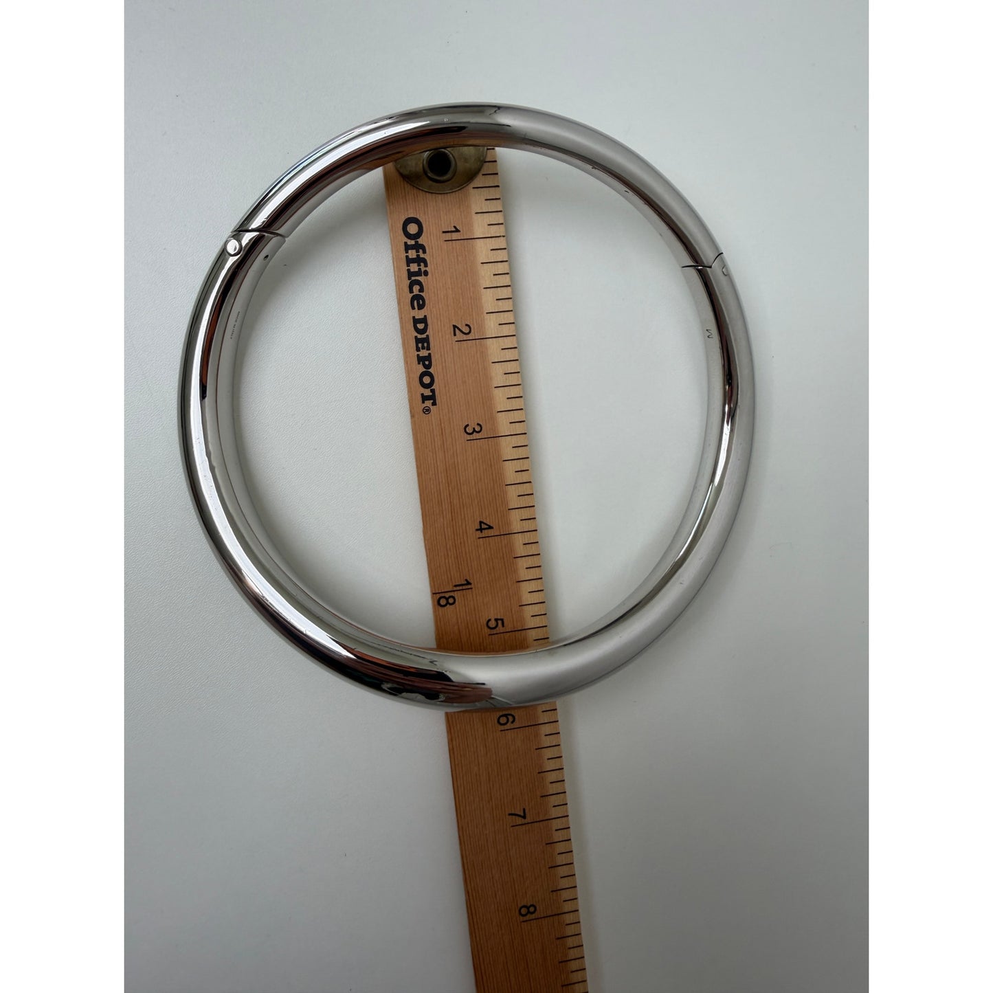 Alexander McQueen Silver Tubular Choker Necklace Women M