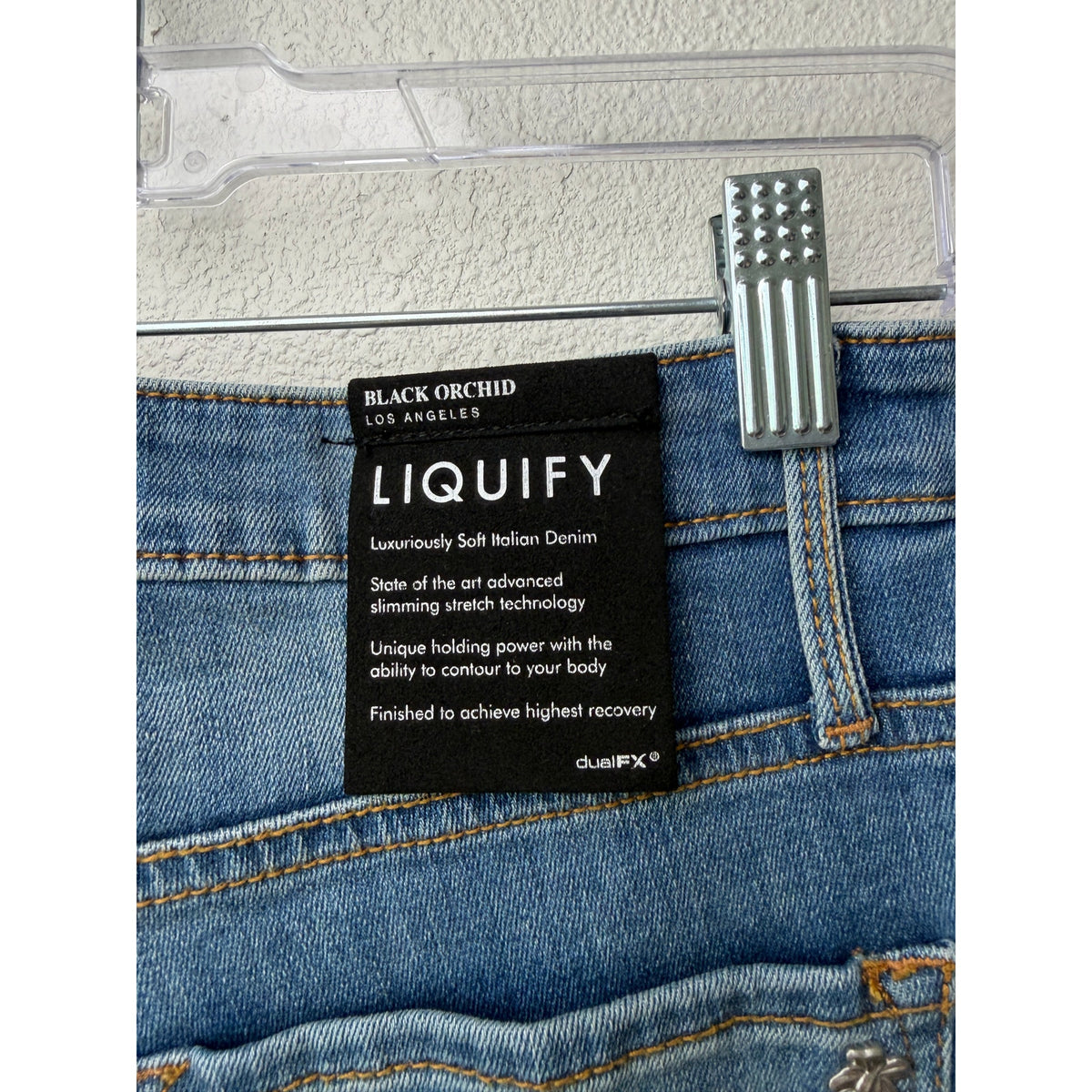 NWT Black Orchid Denim Chrissy Kick Flare Jeans US 27 Blue