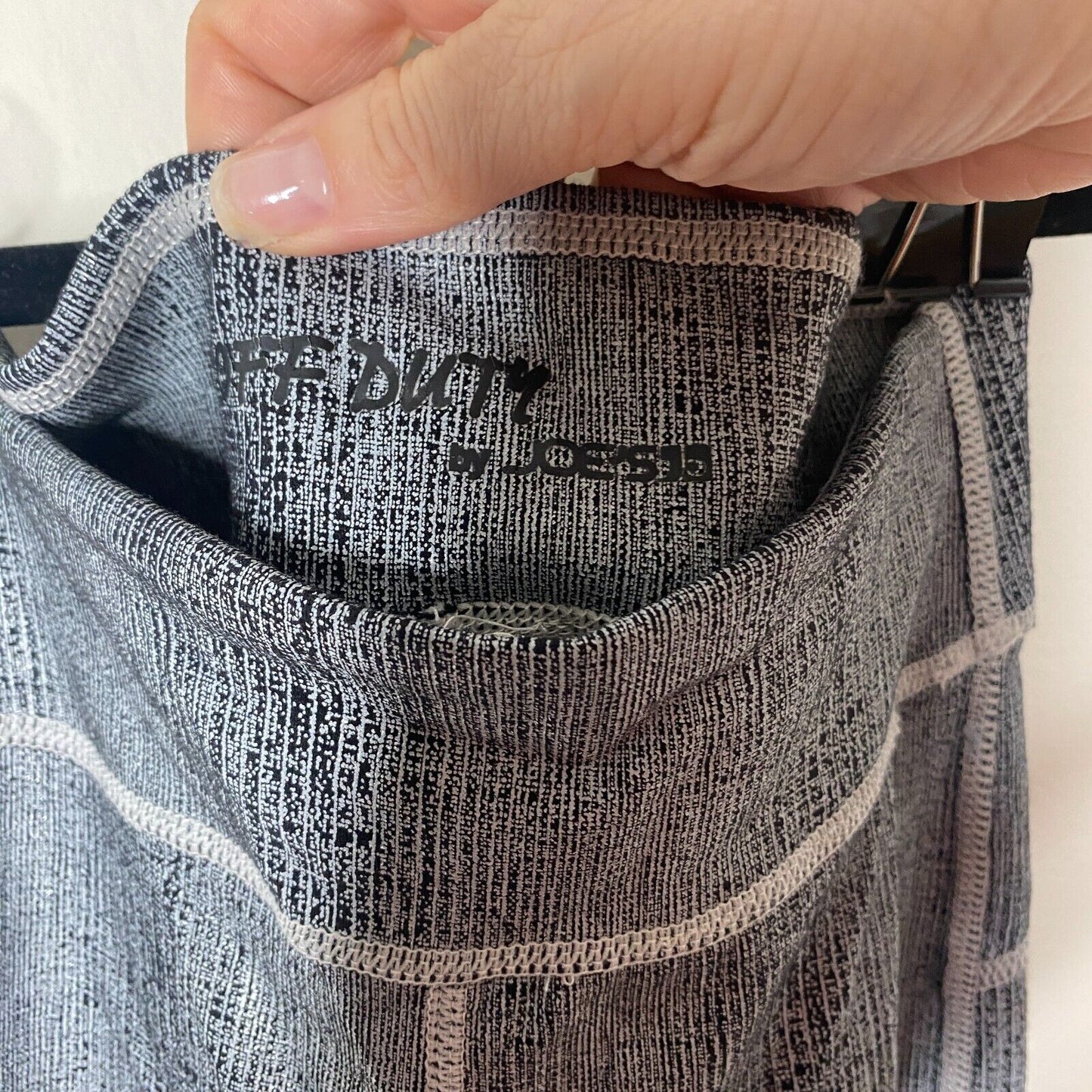 NWT Joe's Off Duty Comfy Gray Snakeskin Mid-Rise Soft Stretch Rhythm Leggings XS