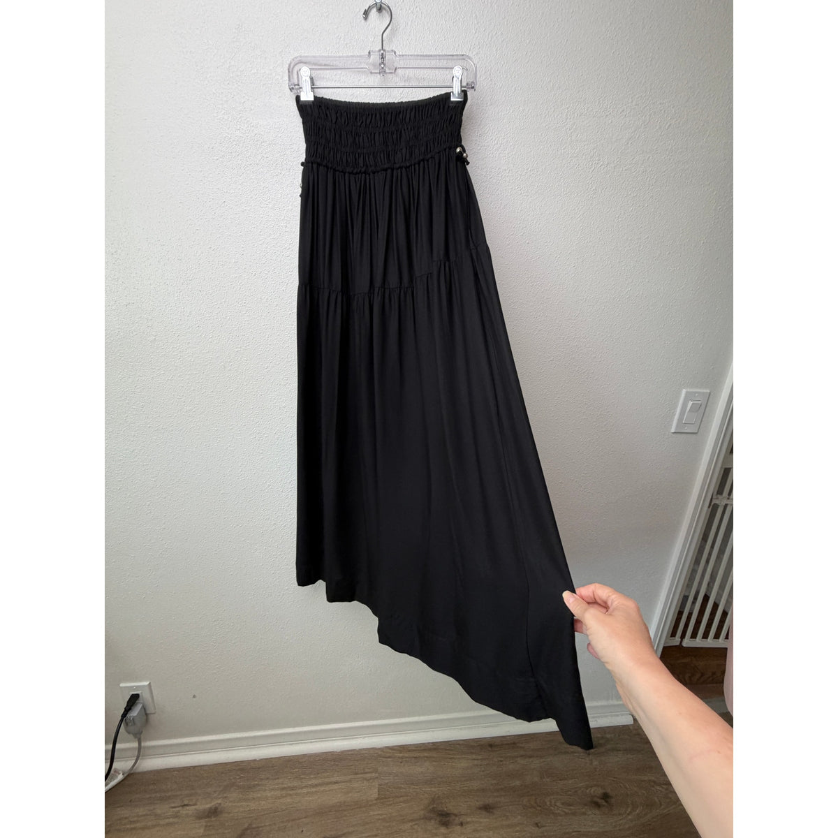 NWT Elan Black Convertible Dress Maxi Skirt Women M