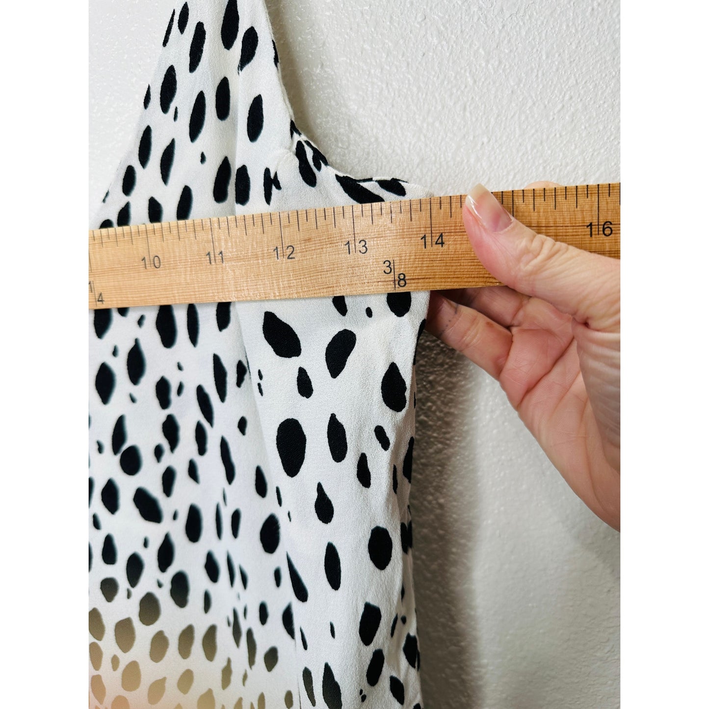 Reformation Black & White Ventura Cheetah Slip Dress XS