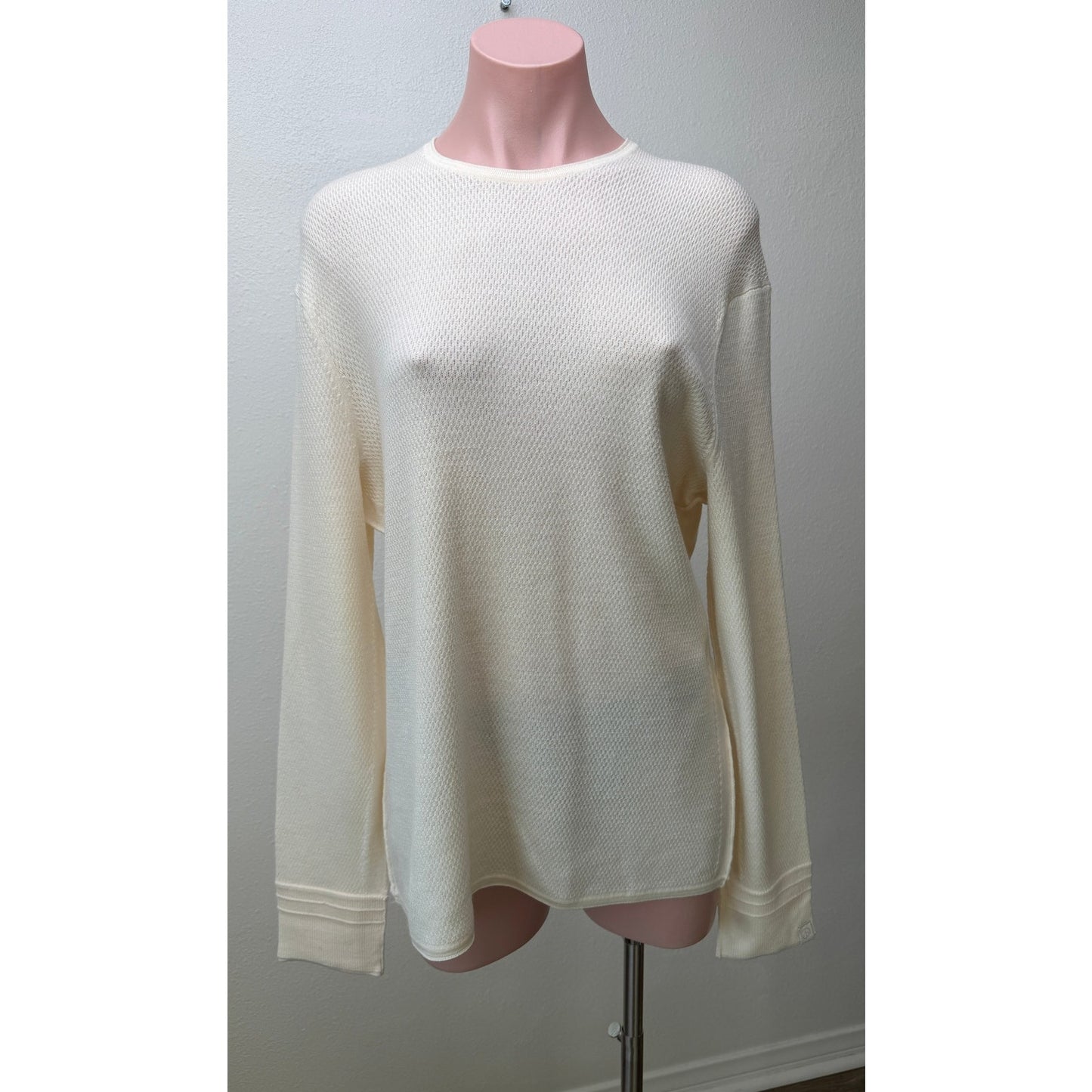 Rag & Bone Cream Waffle Knit Sweater Women’s L
