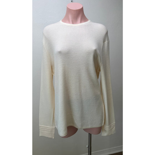 Rag & Bone Cream Waffle Knit Sweater Women’s L