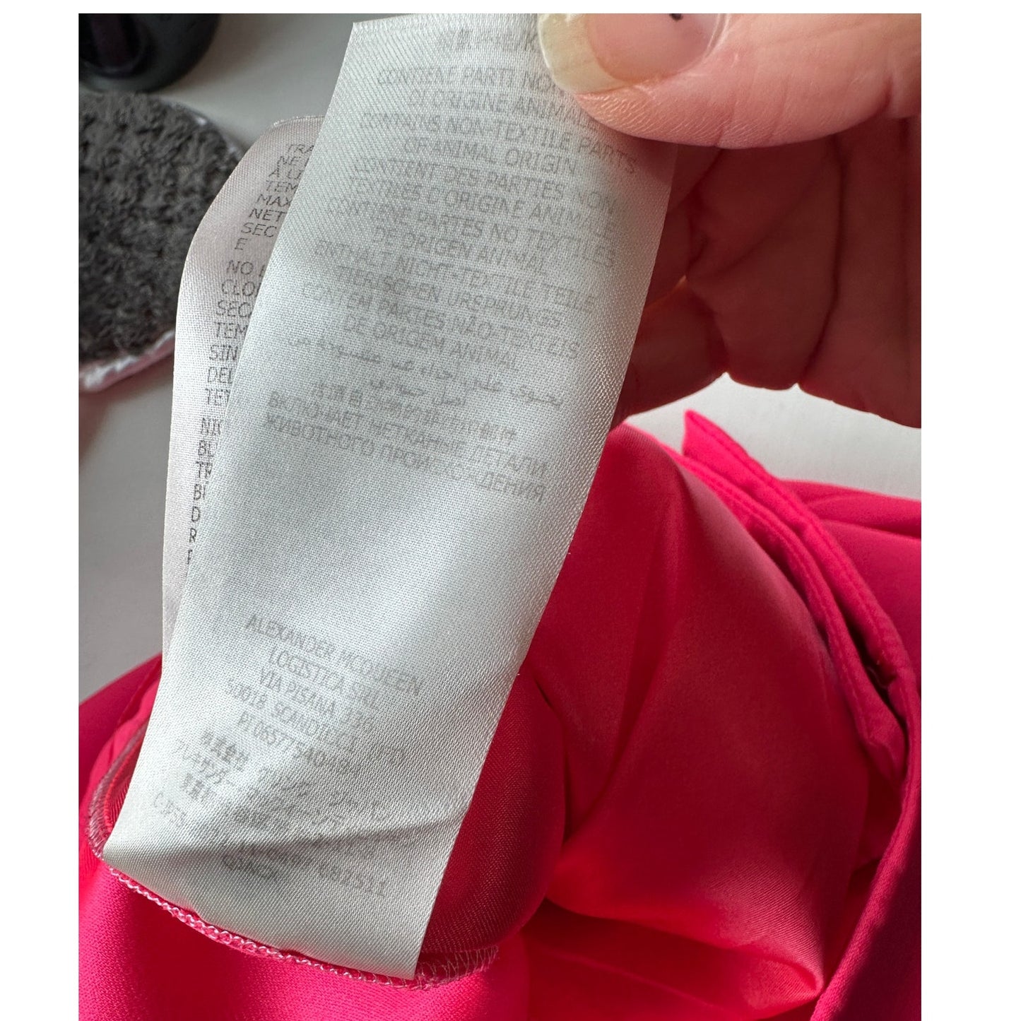 Alexander McQueen Coral Pink Pleated Trousers Women size 10