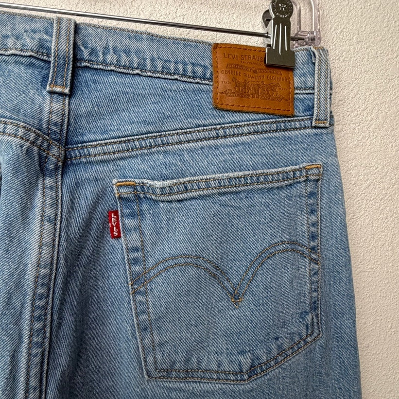 Levi's Wedgie Straight Button Fly Denim Jeans Women US 29