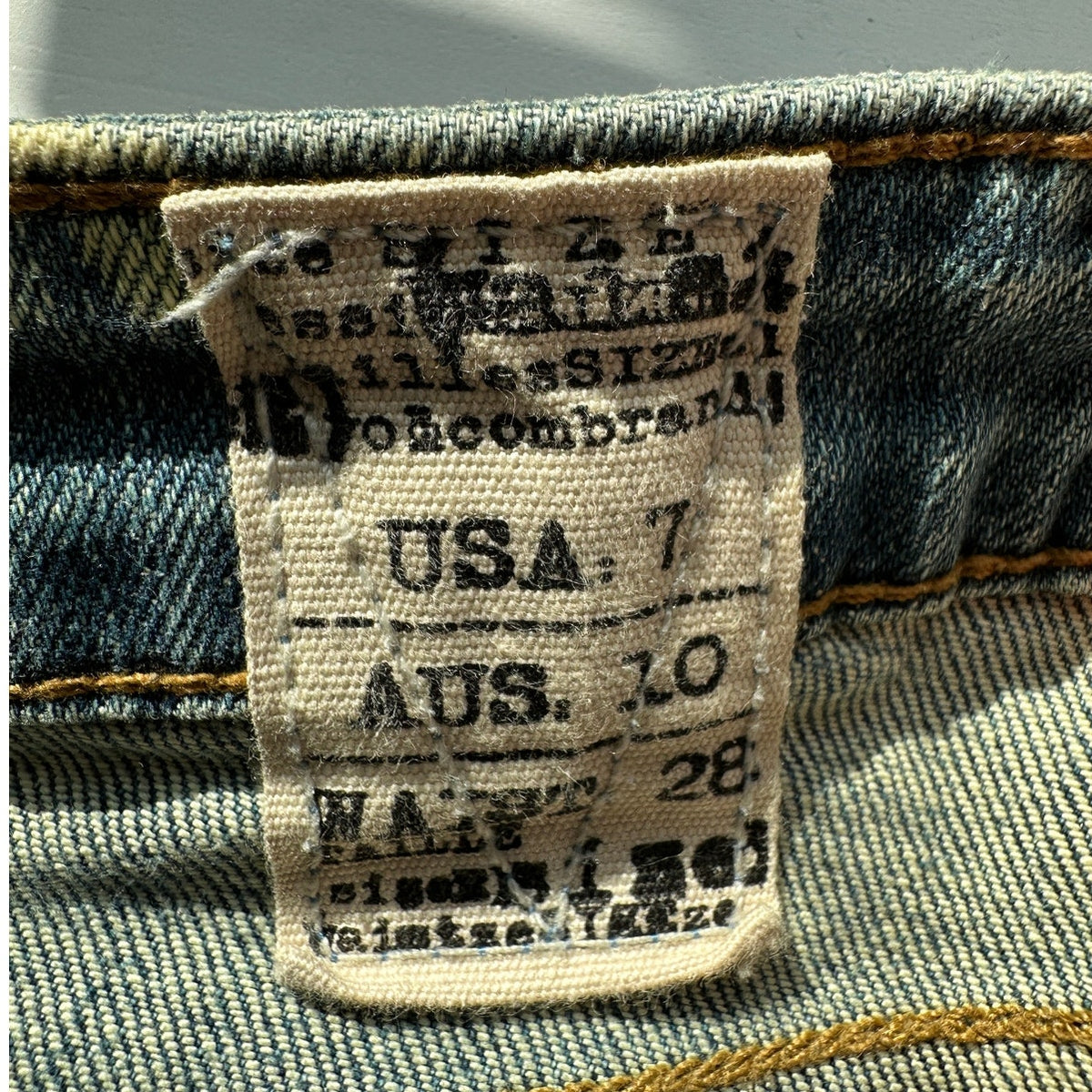 VINTAGE Volcom Stix Skinny Jeans Medium Wash Bleached Distressed Patched Denim