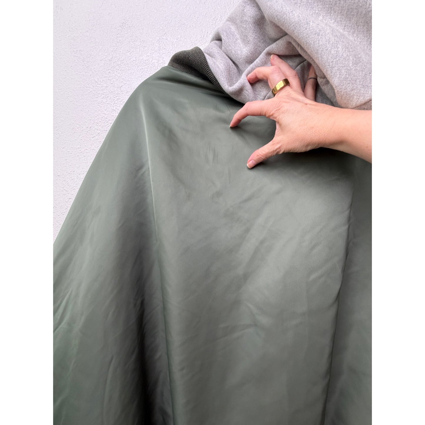 Vetements x Alpha Mens M Green Hooded MA1 Bomber
