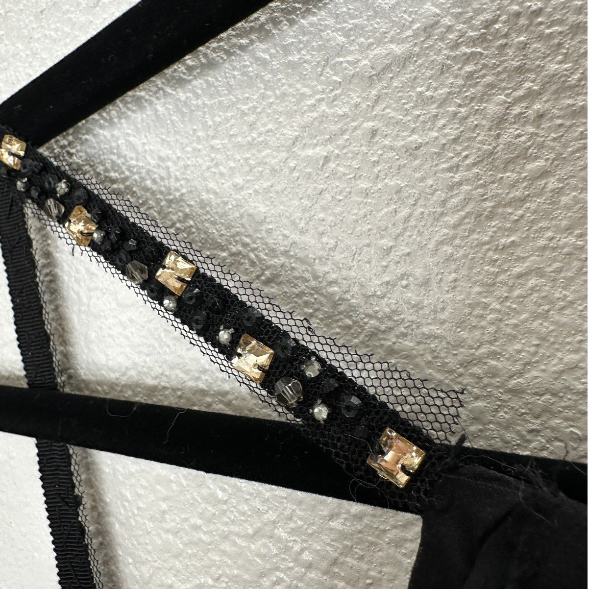 BCBGMAXAZRIA Black Lace Tiered Ruffle Low Back Keyhole Front Maxi Dress 4