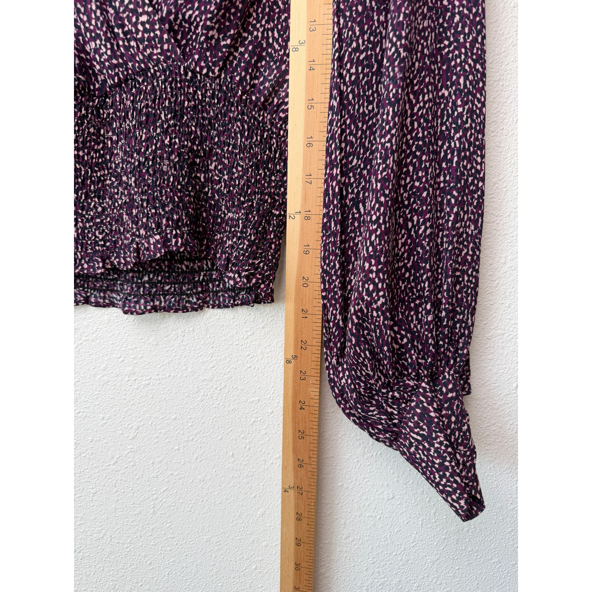 Parker Matilda Funfetti Silk Blouse Women XS Purple
