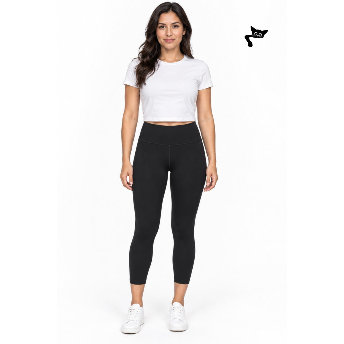 Lululemon Black Cropped Leggings Women US 8