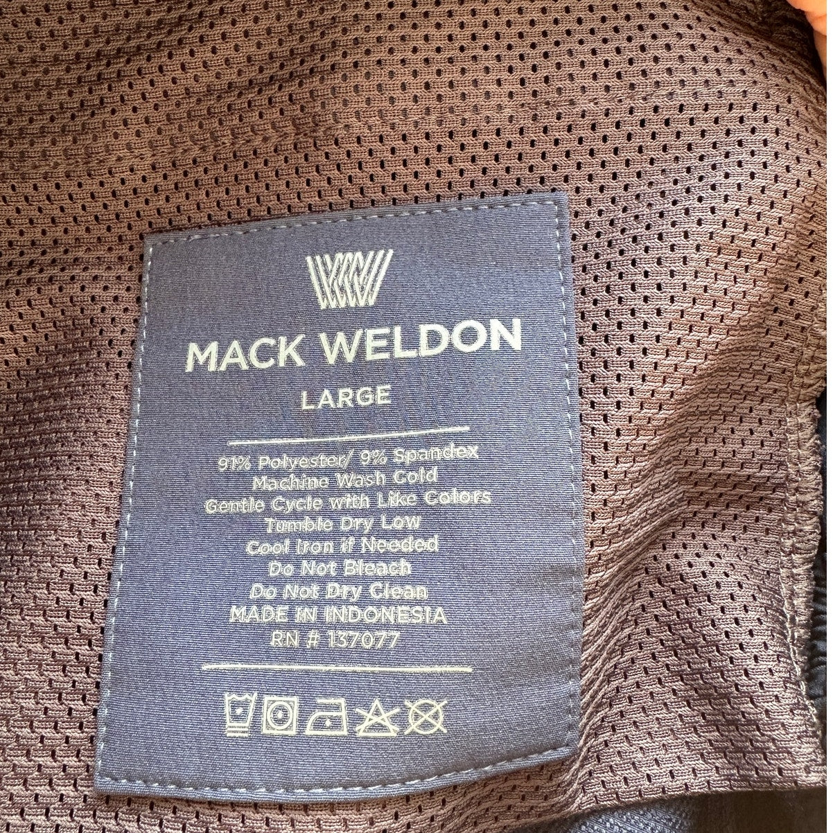 Mack Weldon Navy Blue Radius Flex Jogger Chino Pants L