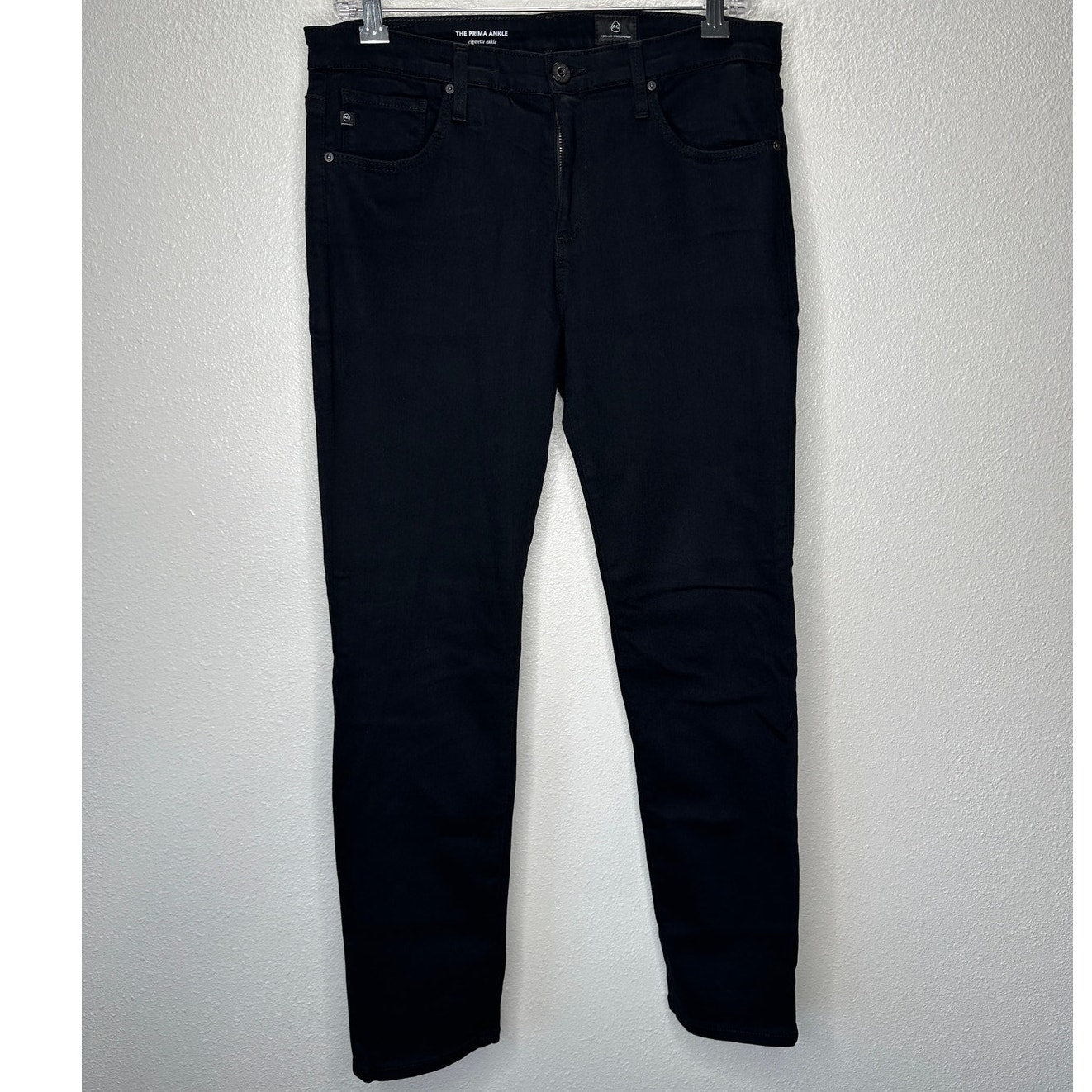 AG Black The Prima Ankle Cigarette Ankle Skinny Jean 30
