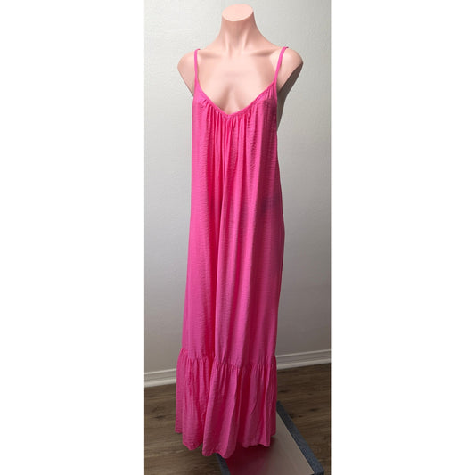 Electric & Rose Laney Pink Maxi Dress Womens S