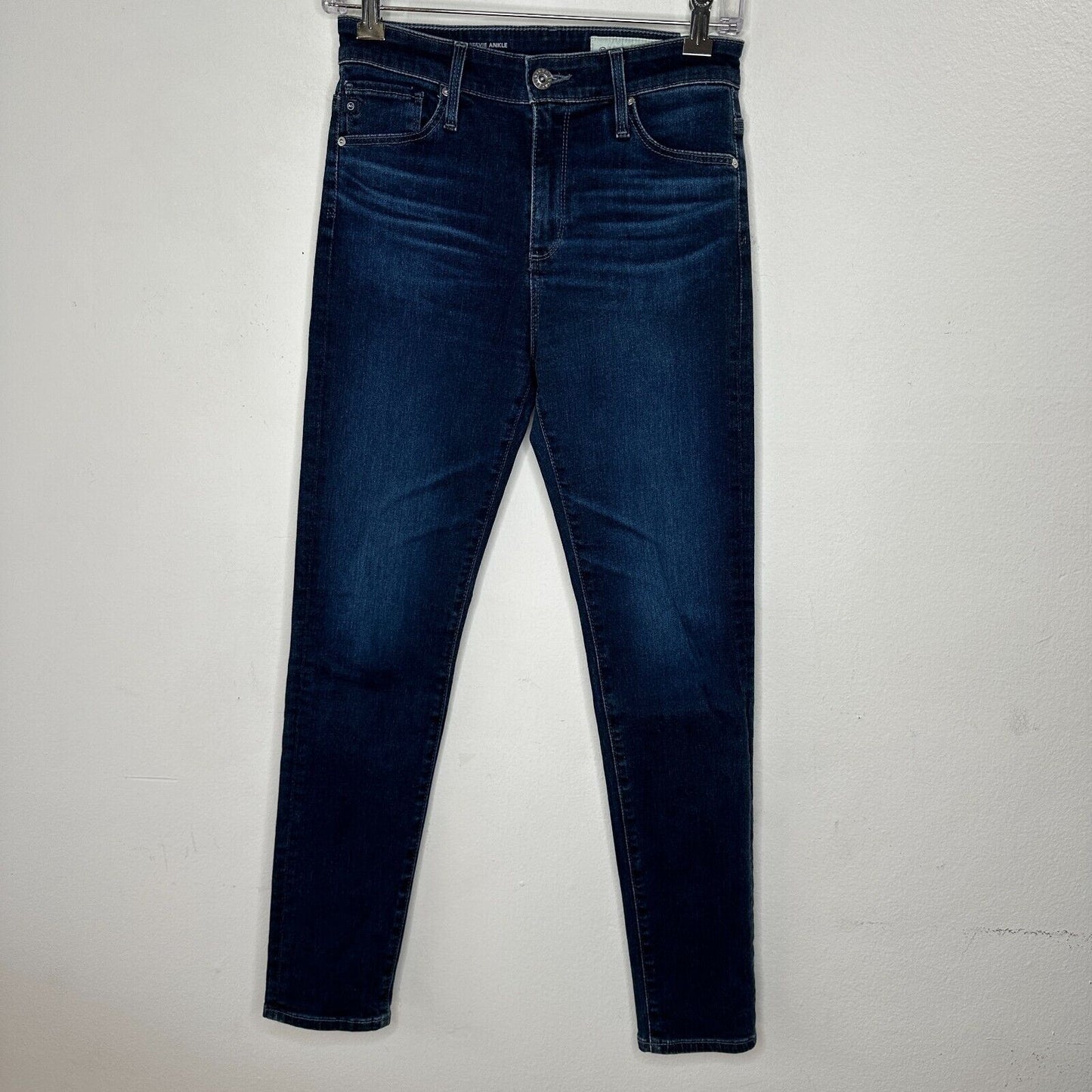 Adriano Goldschmeid Anthropologie Dark Wash Stevie High Rise Straight Ankle Jean