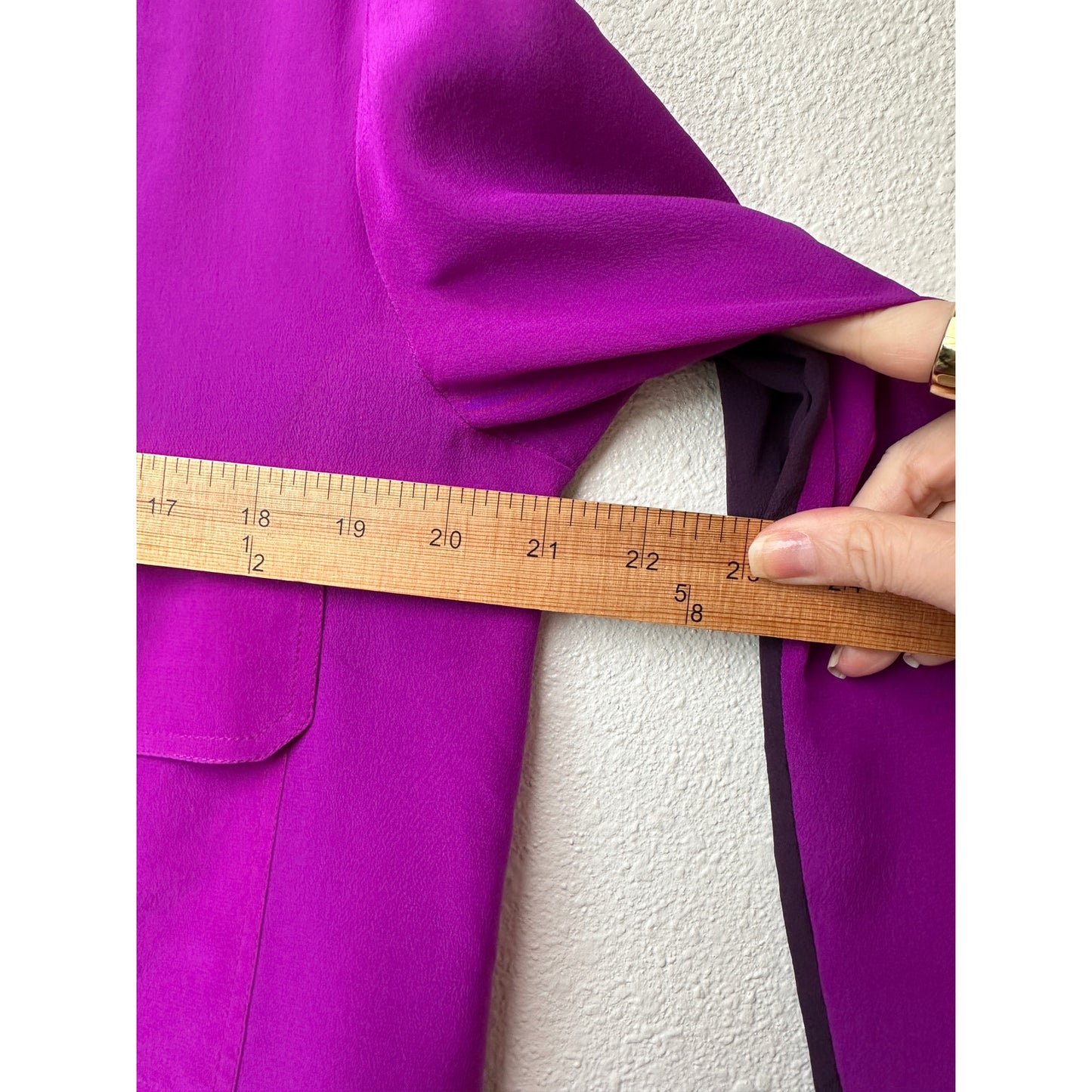Stella McCartney Blouse Purple Women US10 100% Silk