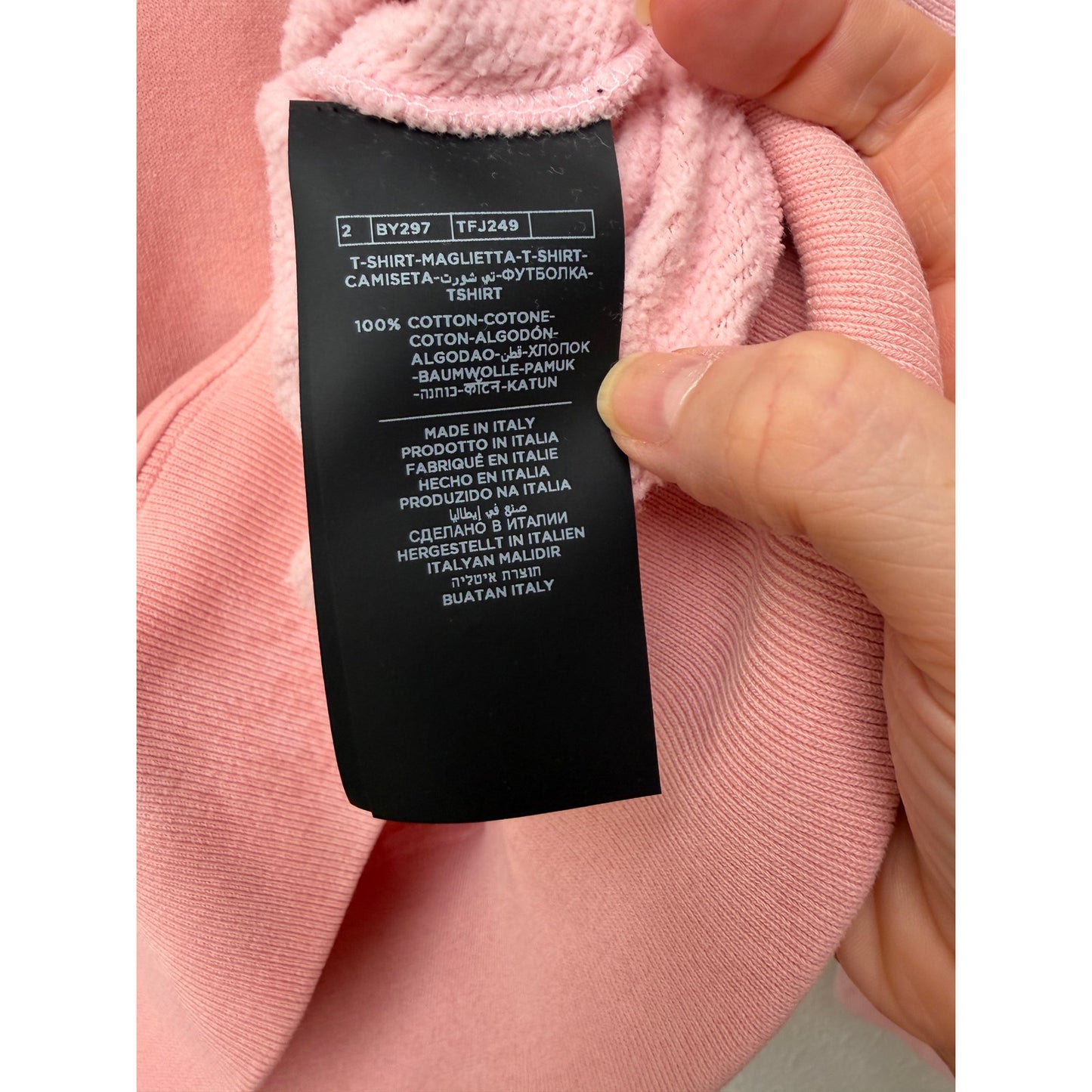 Tom Ford Mens M Pink Tie Dye Cotton Crewneck Sweatshirt