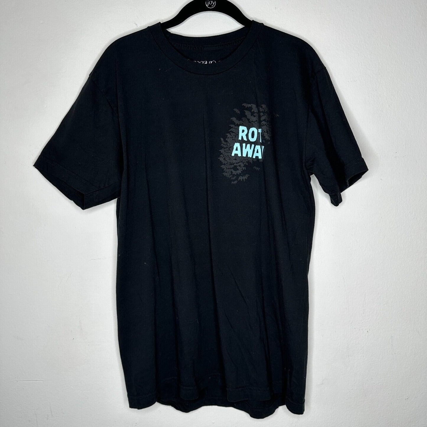NWOT Jesse Jo Stark Black Short Sleeve Rot Away Wish I Was Dead Graphic Tee L