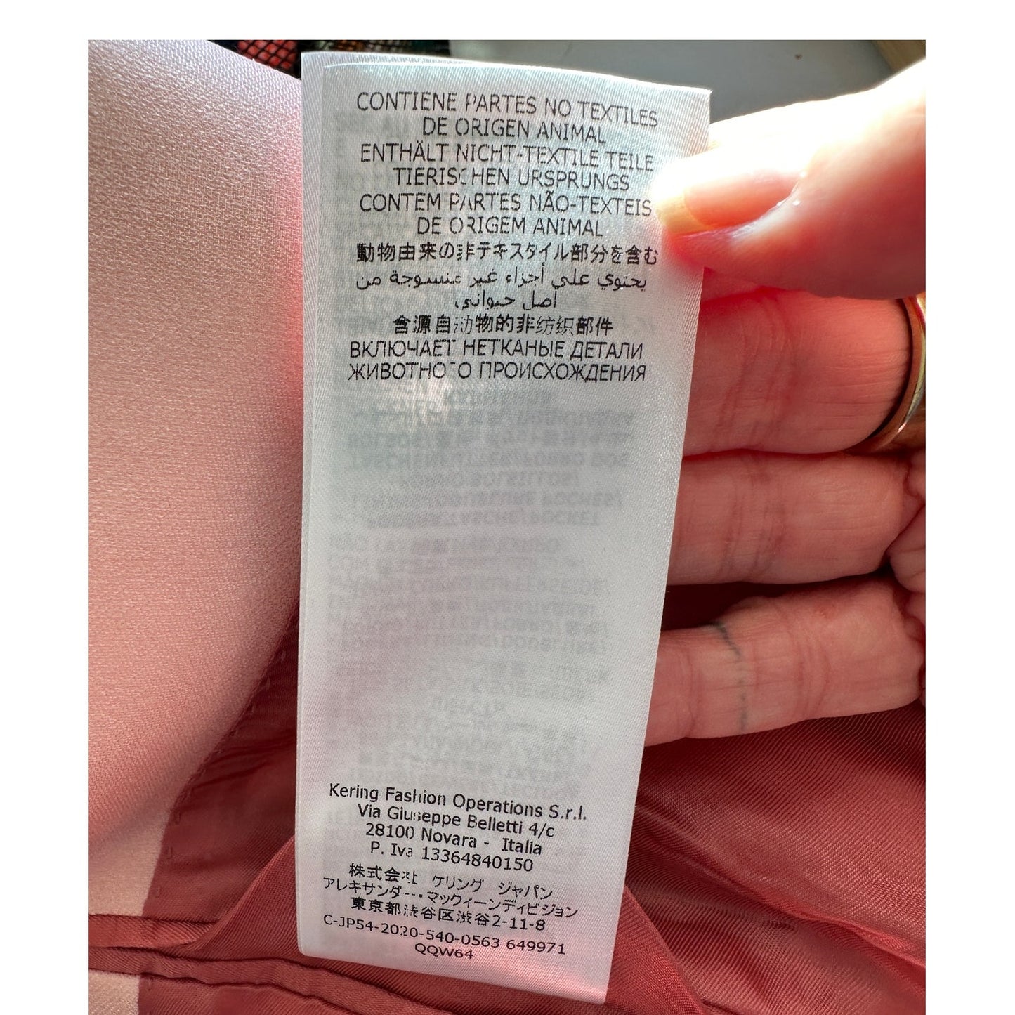 Alexander McQueen Pink Dip Dye 2-Button Silk Wool Blend Blazer Jacket 50