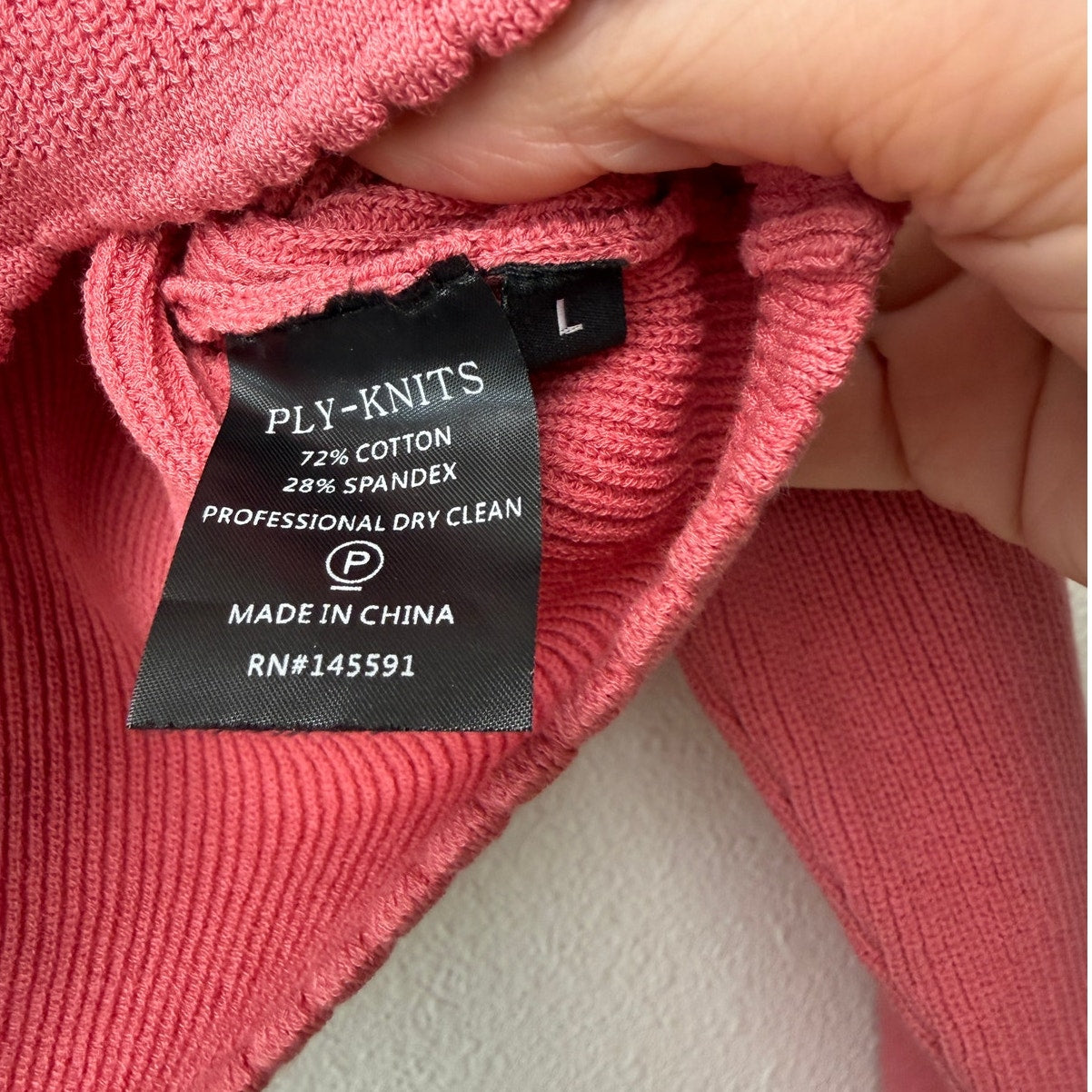 Jenny Walton Pink Scalloped Tie Front Cropped Cardigan Size L