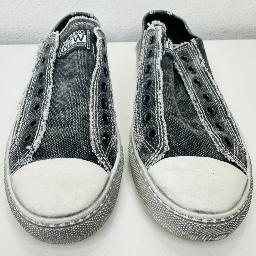 Nothing New Women's Stonewash Wave Black Sneaker 5