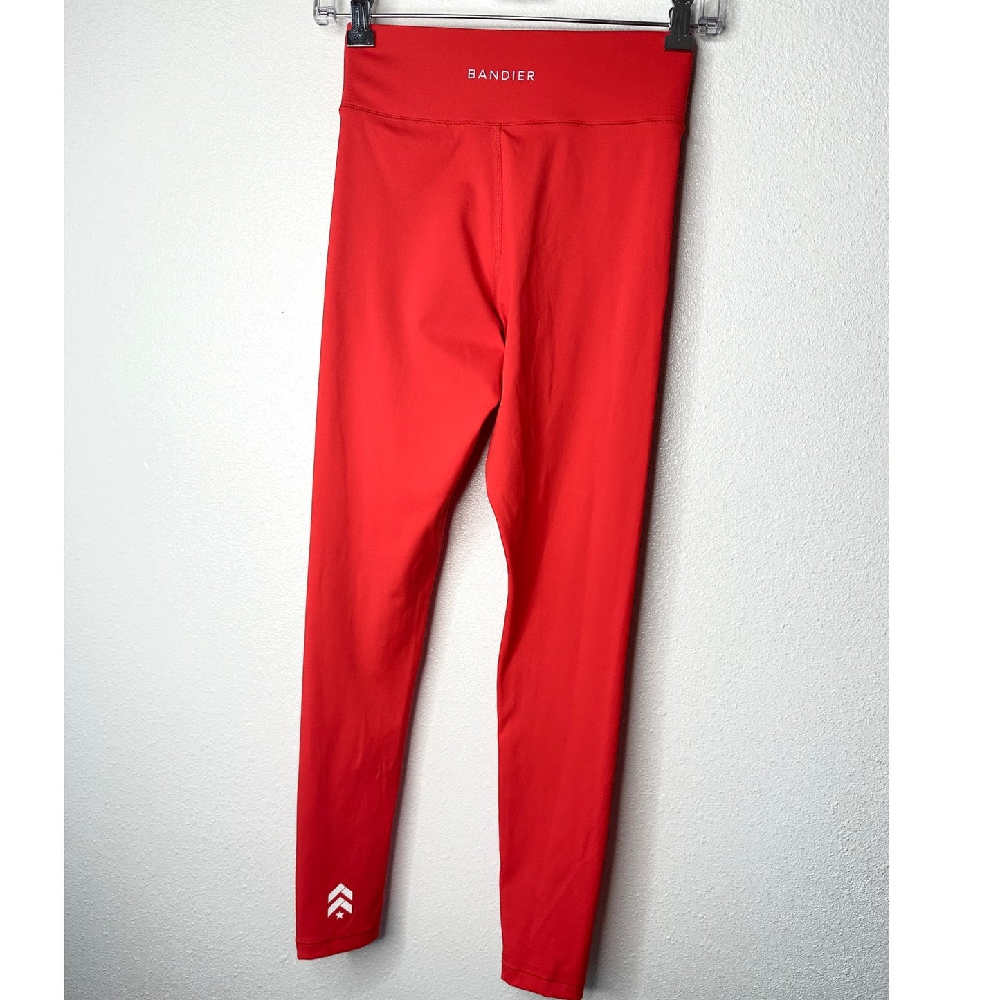 Barry's X Bandier Fiery Red Active High Waist  Yoga Pant Leggings XS