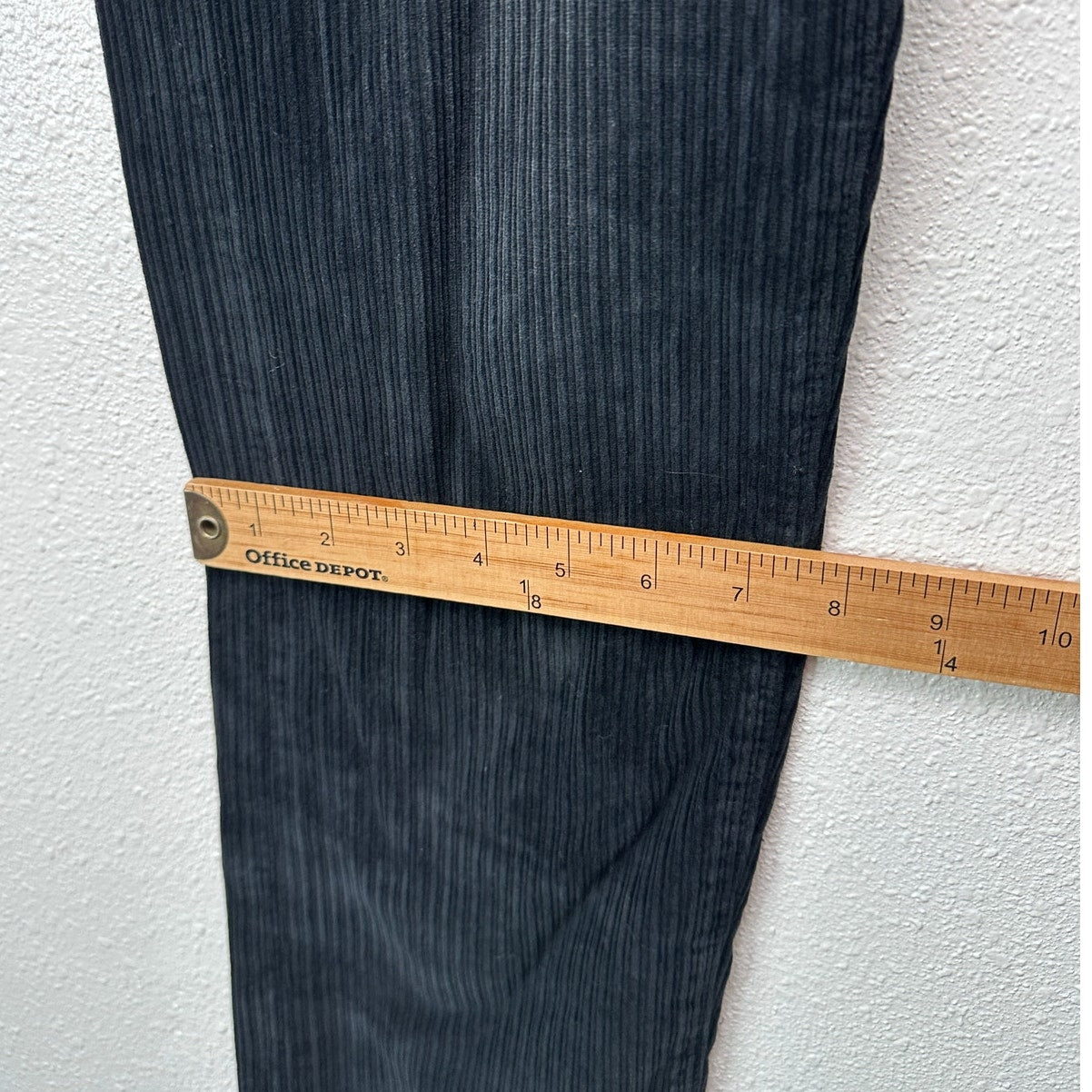 NWT Moncler 7 Fragment Corduroy Pants Black Men’s 50 Side Code Print